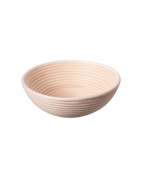 Bakemaster Round Proving Basket Rattan Bread Baking Tool - Natural