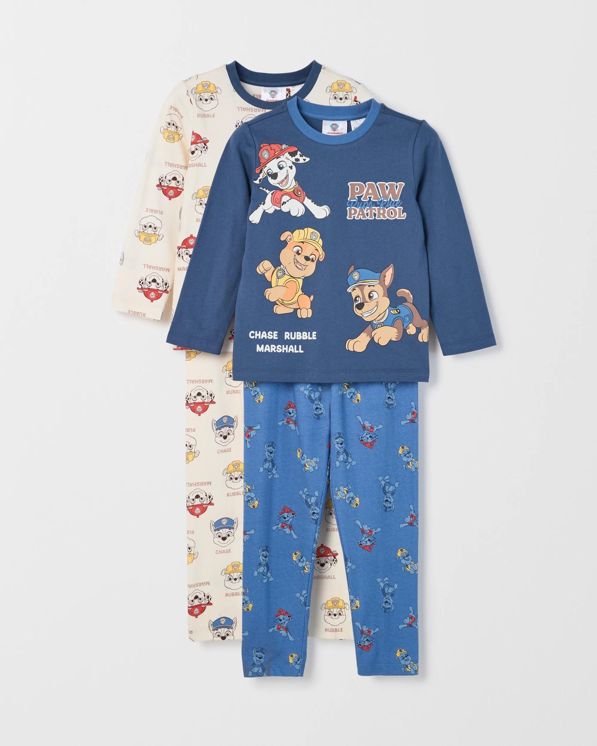1 Paw Patrol Australian Cotton 2 Pack Younger Boys Knit Pyjama Set PAW PATROL, 1 of 6