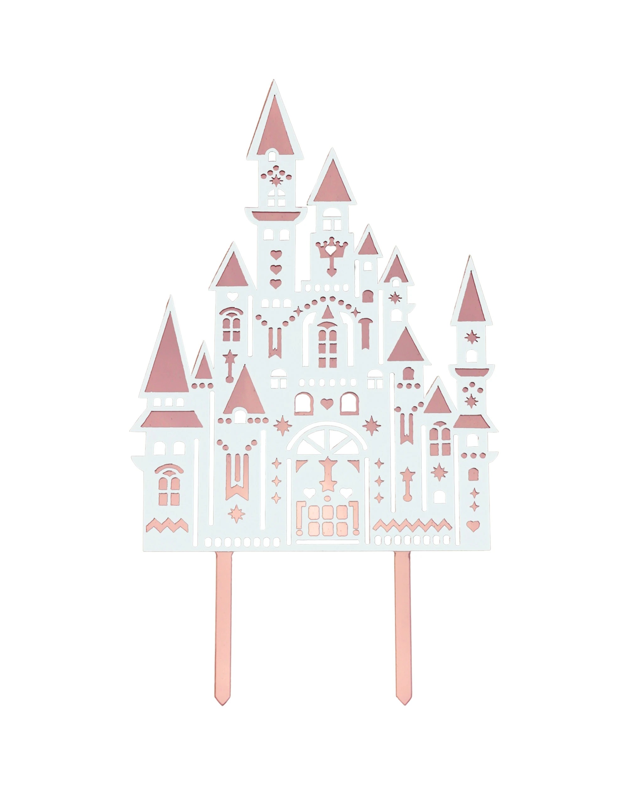 1 Shmick Princess Castle Cake Topper - Gold, 1 of 3