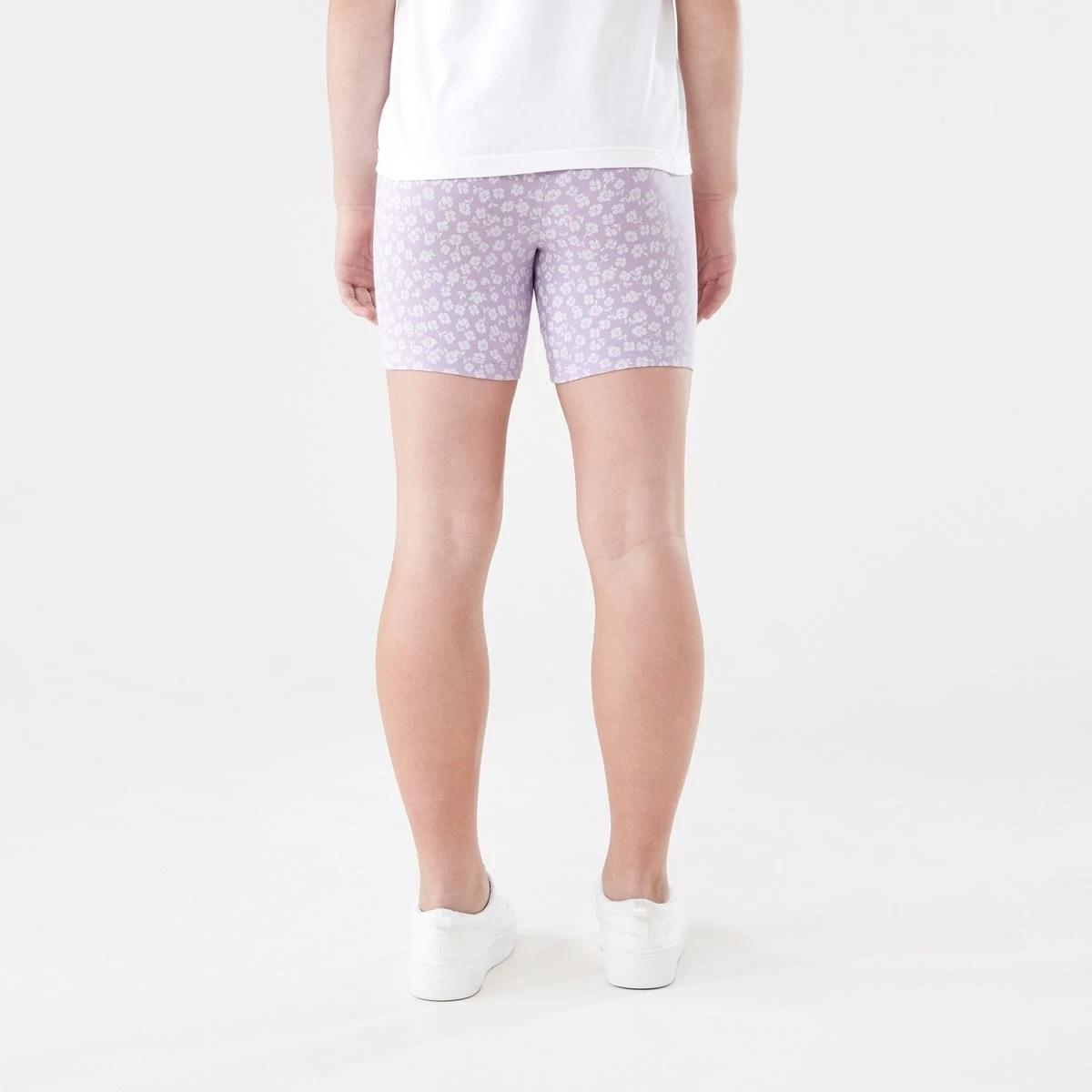 2 Print Bike Shorts Blossom Field Pastel Lilac, 2 of 5