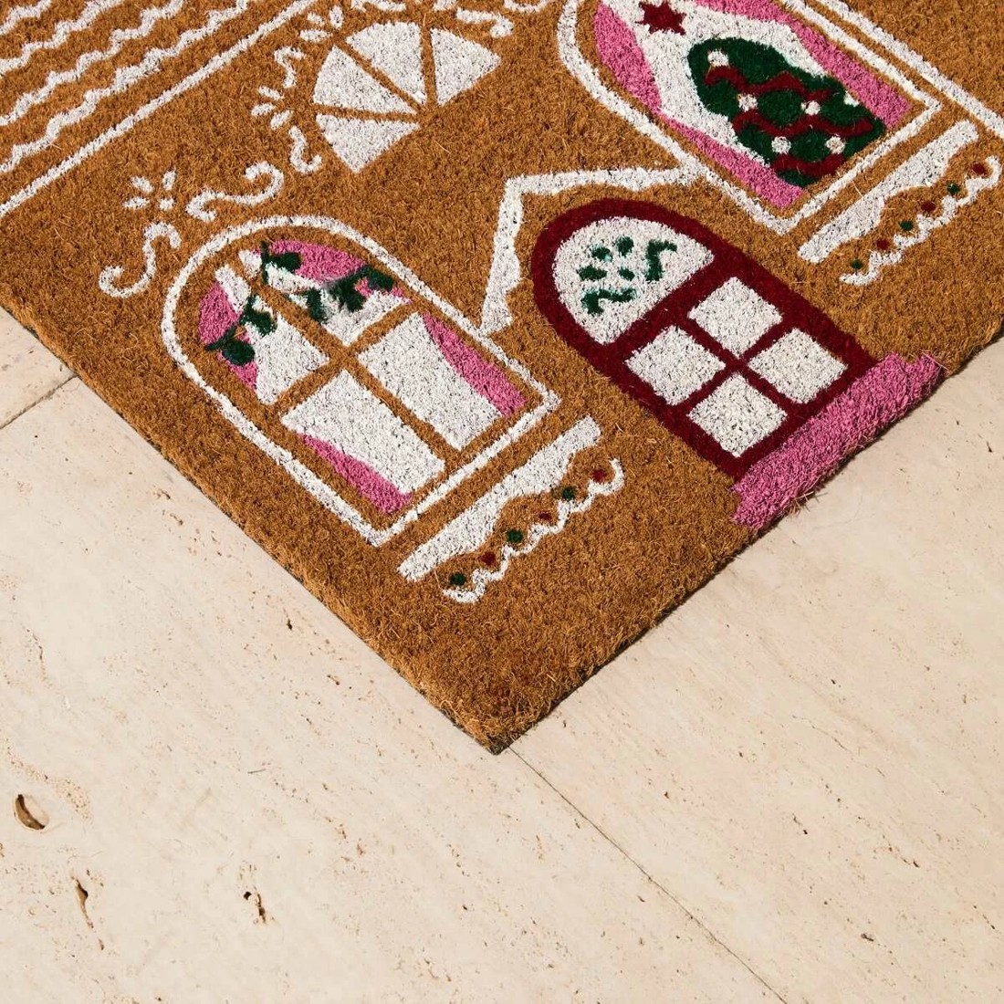 3 Gingerbread Village Door Mat - 100cm x 45cm, 3 of 5