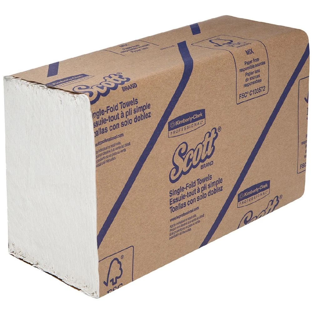 1 Scott Interfold Paper Towel 26.6 x 23.6 cm x 250, 1 of 2