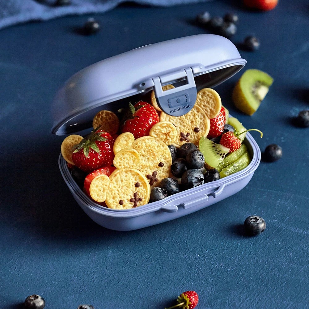 2 Monbento Mb Gram Kids Snack Box - Blue, 2 of 5