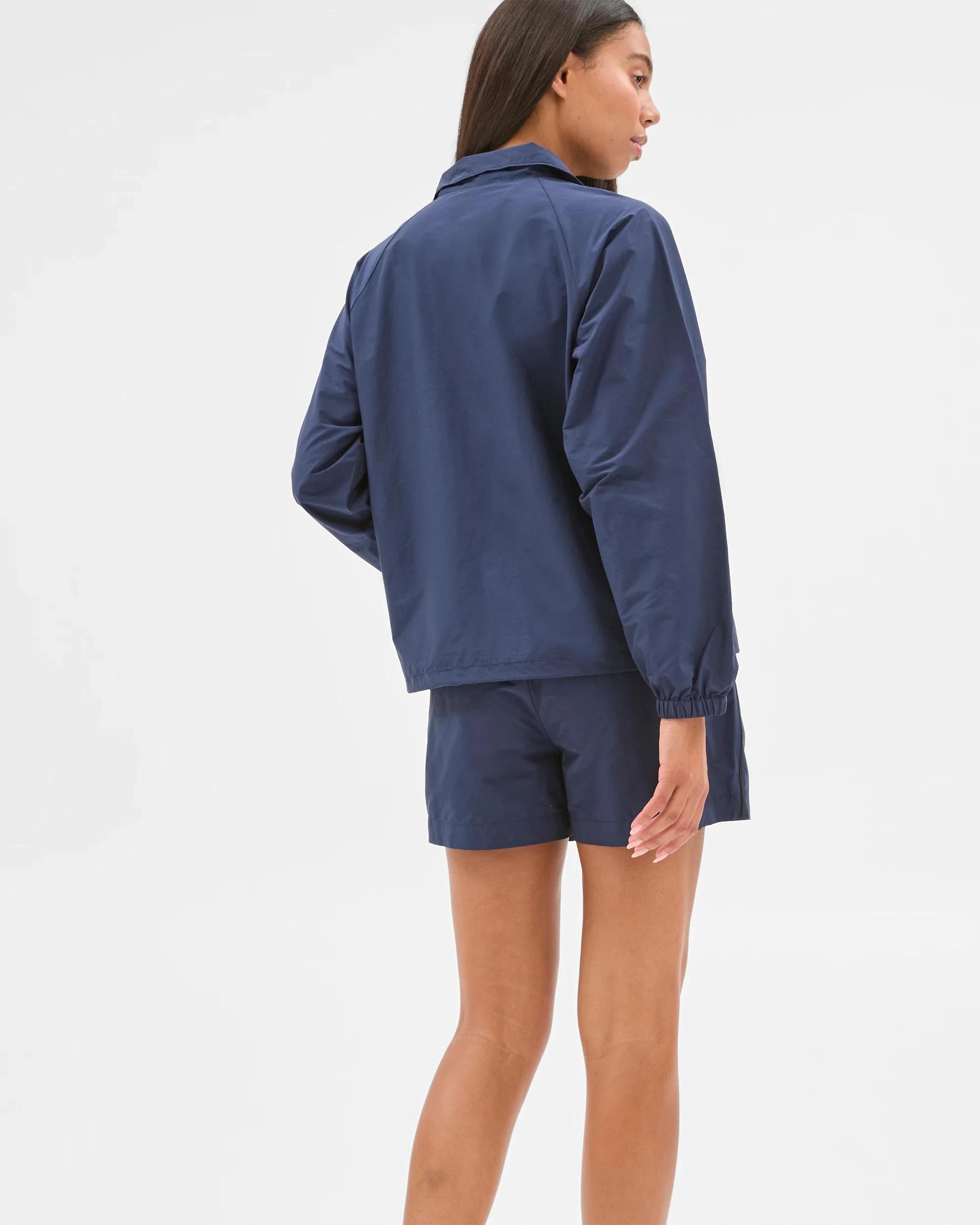 7 Target Active Australian Cotton Blend Woven Polo Anorak NAVY, 7 of 7