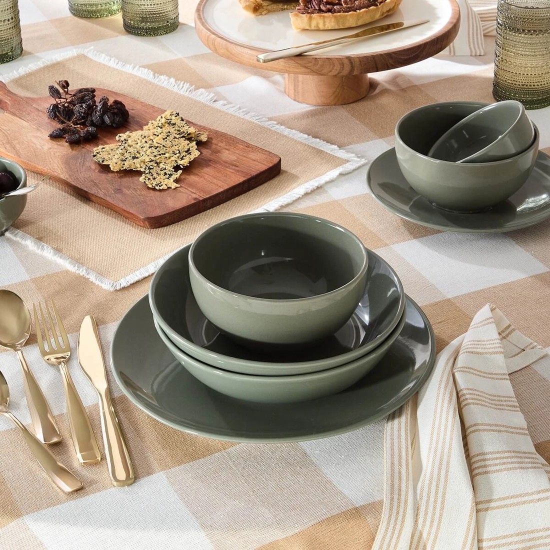 6 Olive Side Plate, 6 of 6