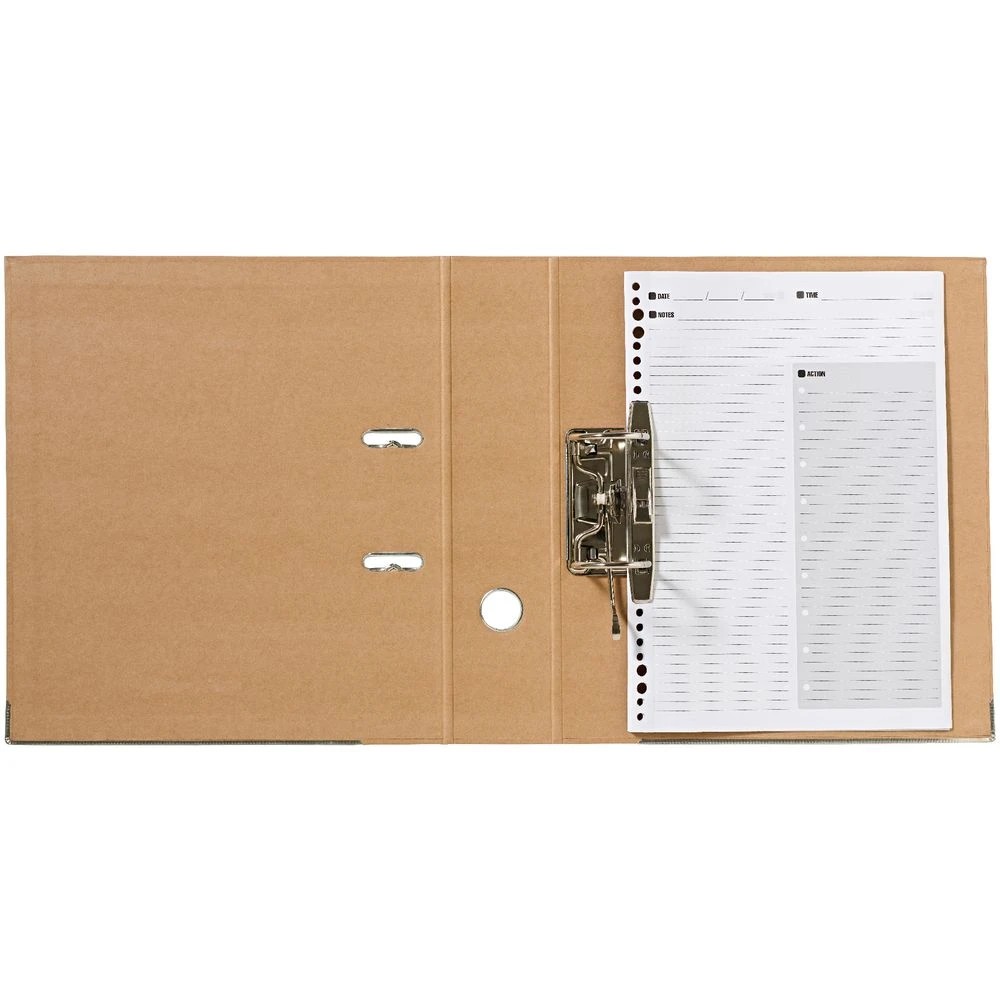 3 Otto Recycled Lever Arch Kraft, 3 of 3