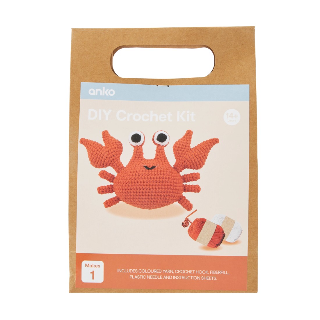 1 DIY Crochet Kit - Crab, 1 of 3