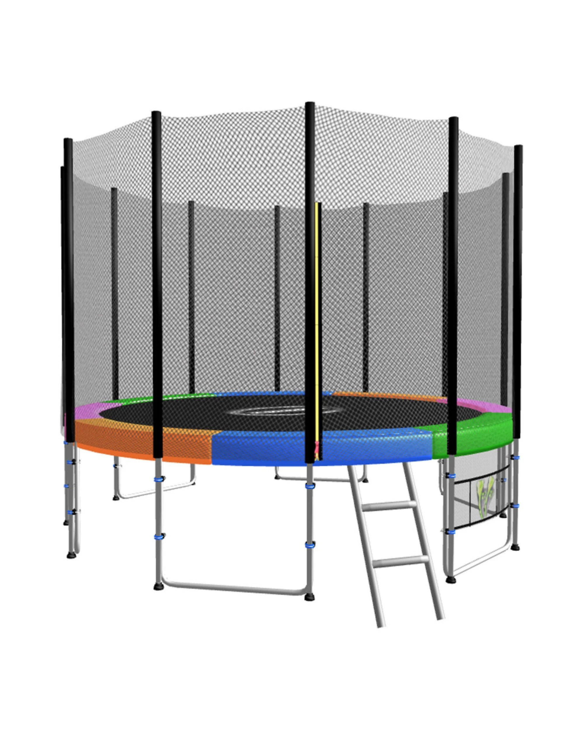 1 Kahuna Blizzard 10 ft Trampoline with Net - Pattern, 1 of 7