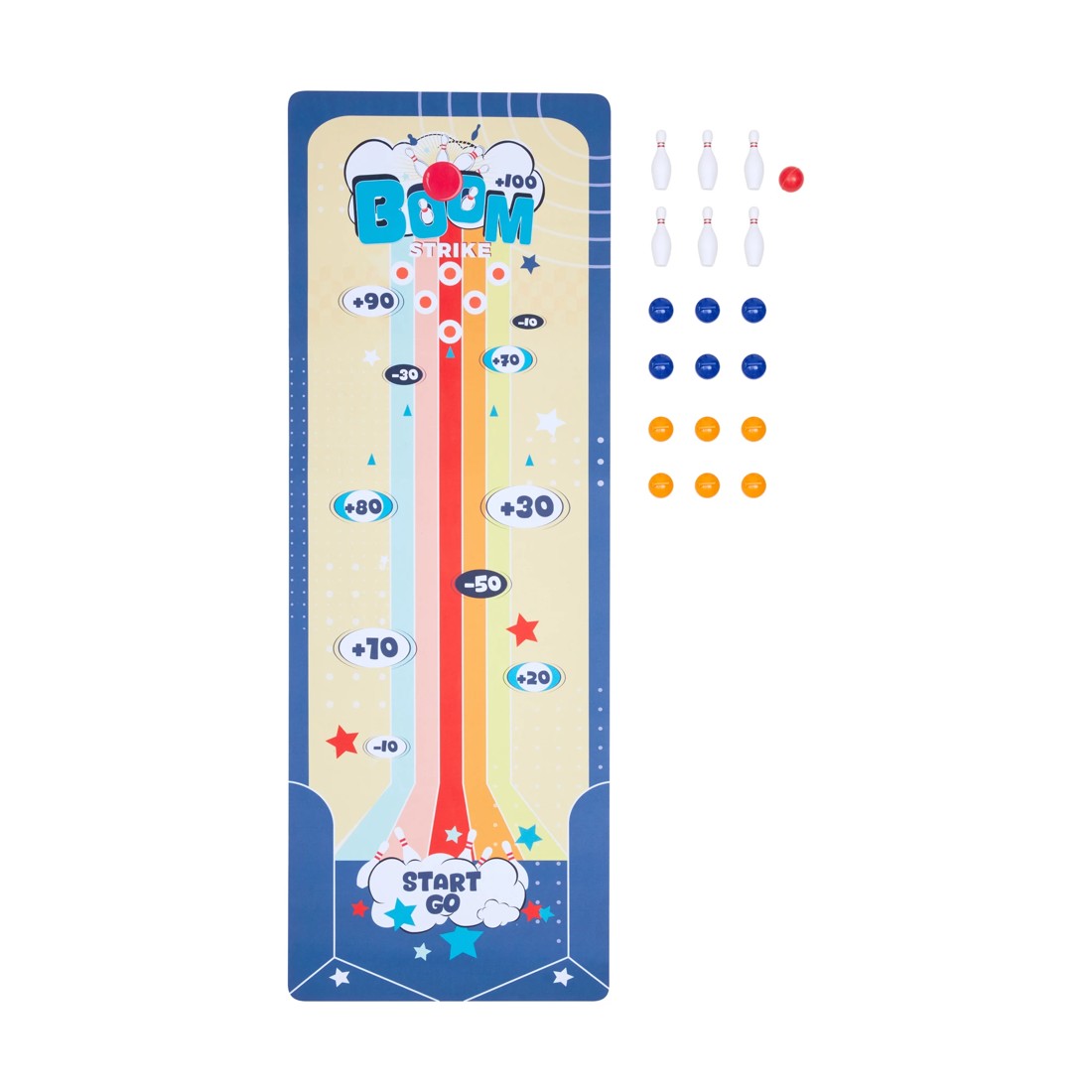 1 2-in-1 Bowling and Curling Game Set, 1 of 10