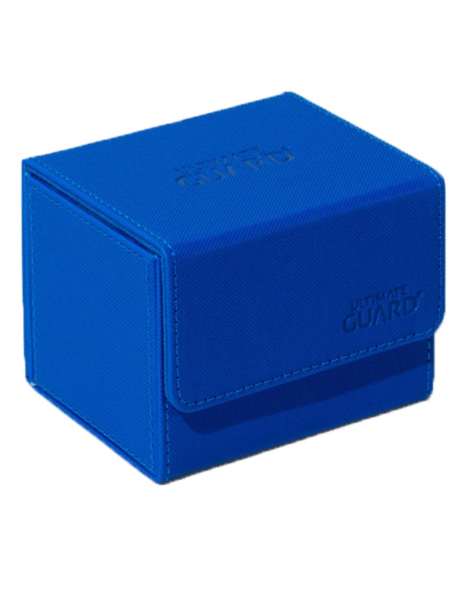 2 Ultimate Guard Sidewinder 100+ Xenoskin Monocolor Deck Box - Blue, 2 of 6