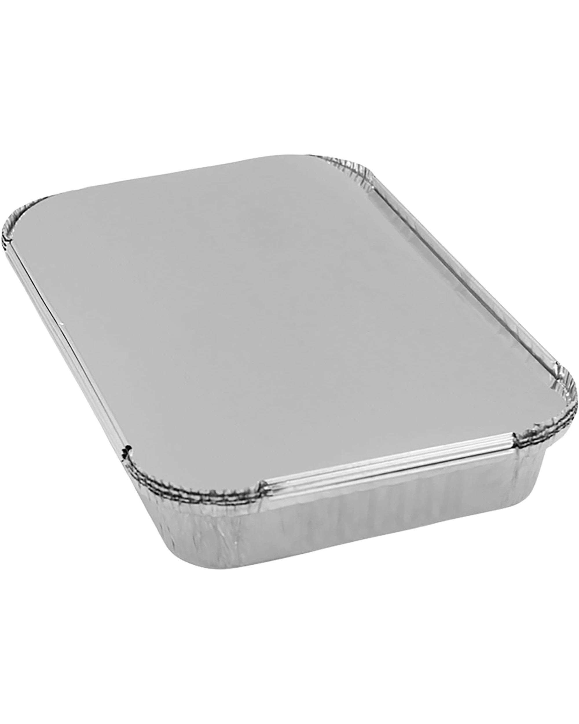 3 Lemon & Lime Foil Oven Trays with Lids 31.5cm x 21cm x 4.5cm Pack of 10, 3 of 4