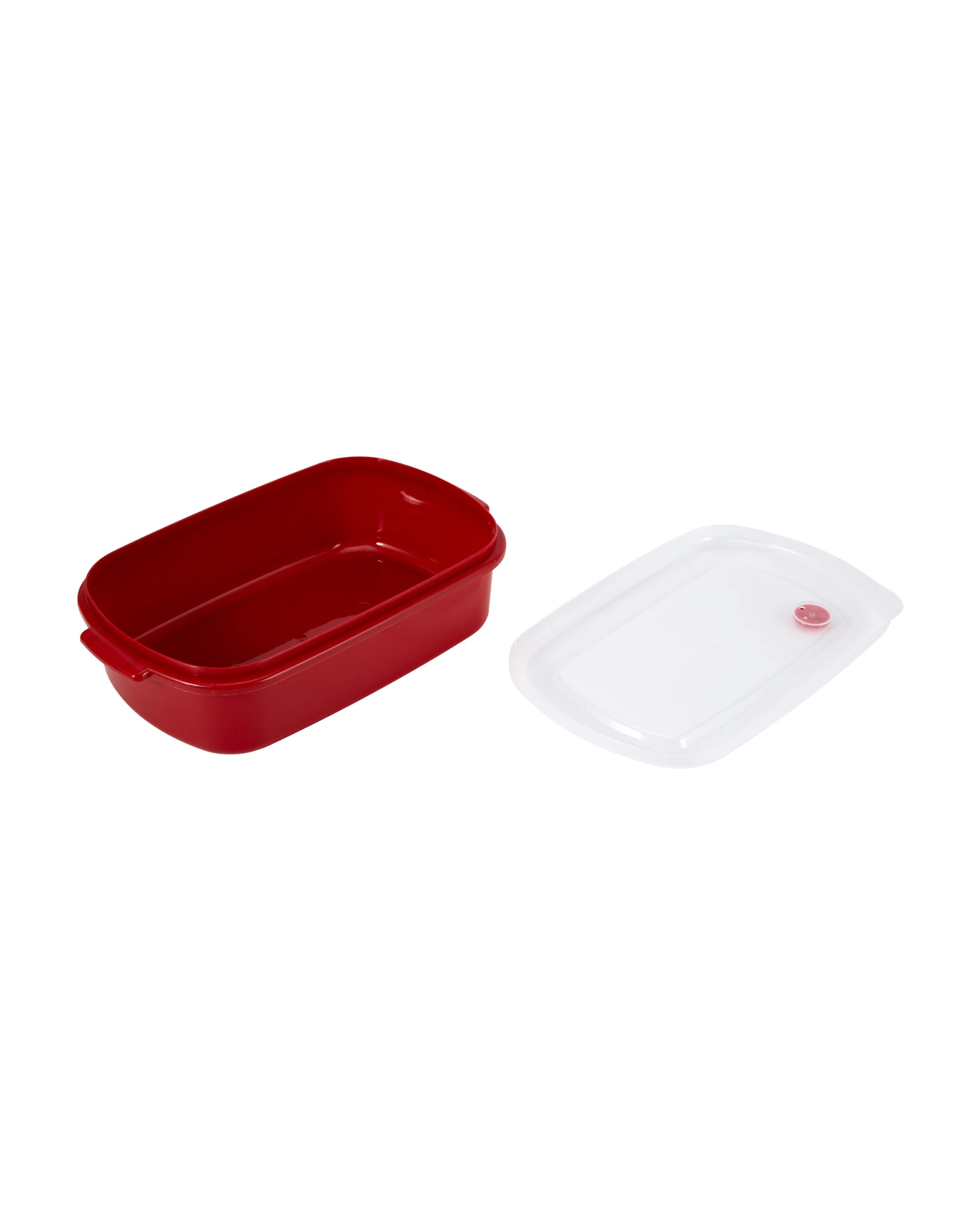 4 Set of 3 Food Storage Containers - Red, 4 of 8