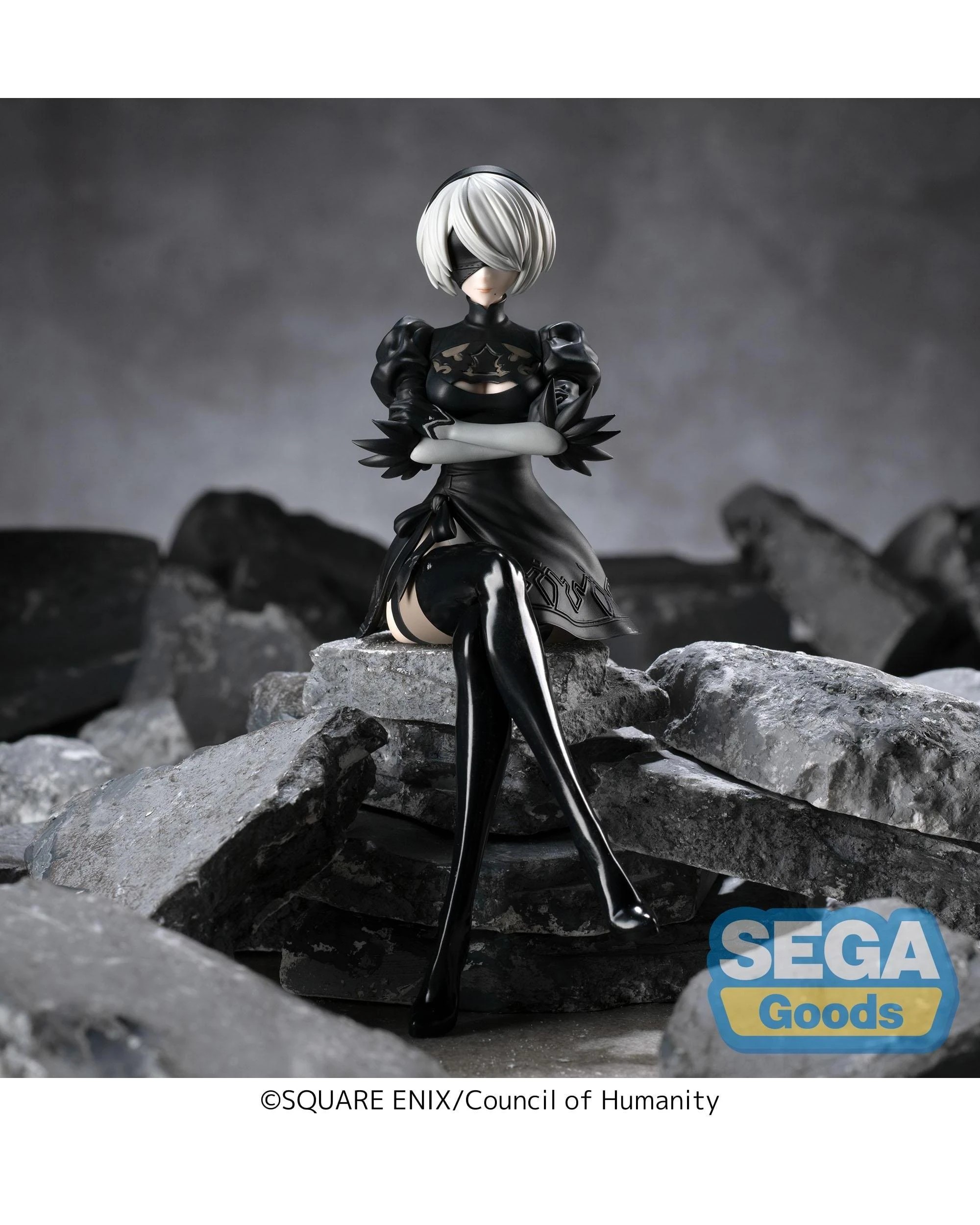 6 NieR:Automata Ver1.1a 2B PM Perching Figure, 6 of 9