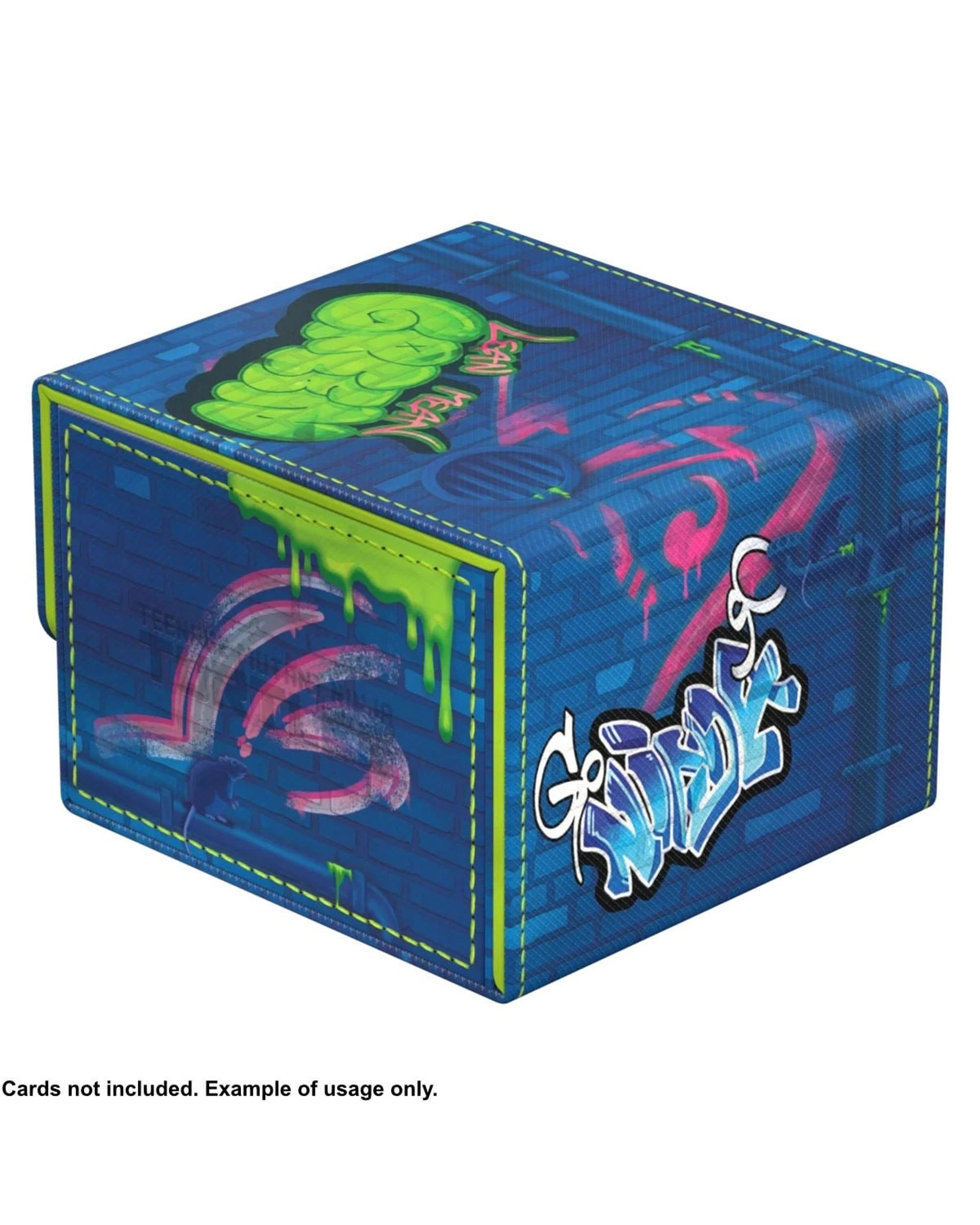 3 Ultimate Guard Magic The Gathering Teenage Mutant Ninja Turtles Sidewinder 133+ Xenoskin Sewer Walls Beck Box - Blue, 3 of 10