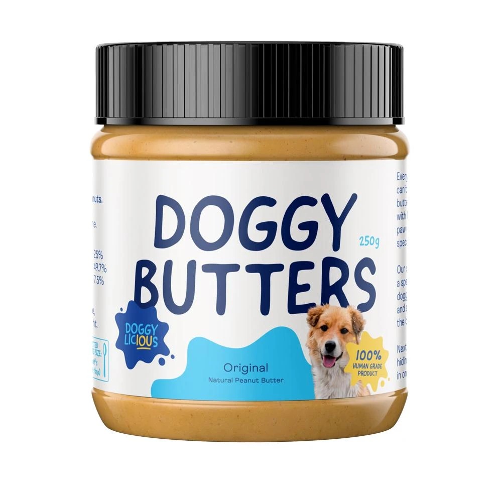 1 Doggylicious Original Doggy Peanut Butter 250g, 1 of 2