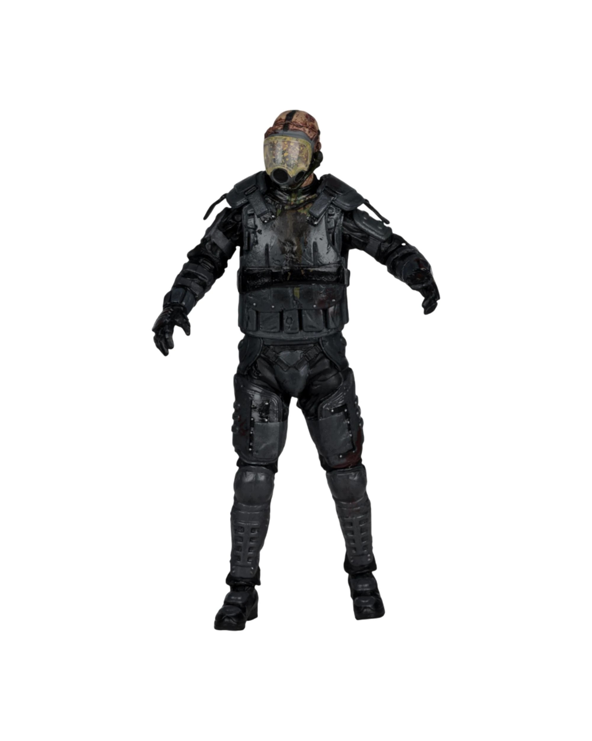 6 McFarlane The Walking Dead Gas Mask Zombie Season 4, 5 Inch Figure, 6 of 7