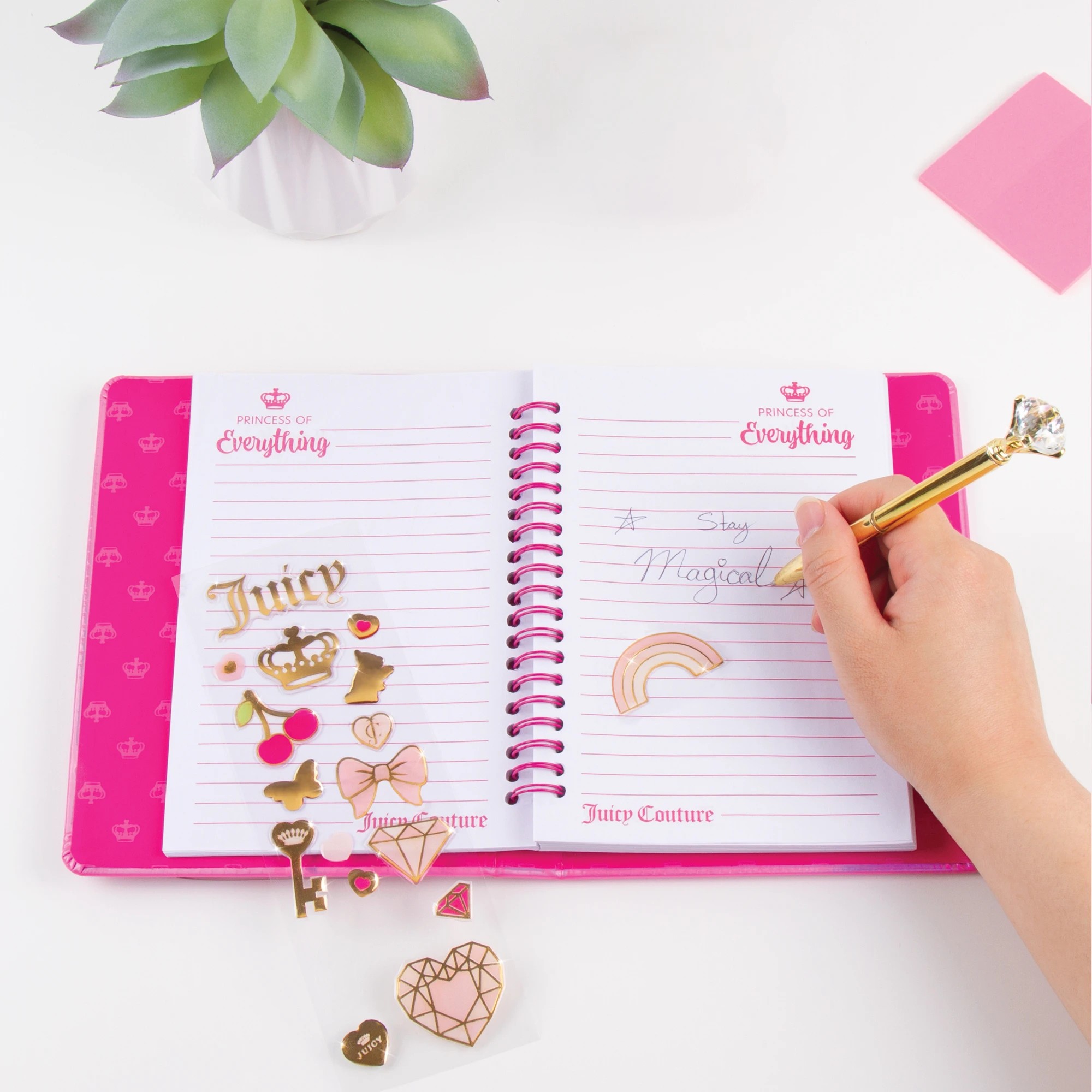 5 19 Piece Make It Real: Juicy Couture Princess of Everything Signature Journaling Set, 5 of 7