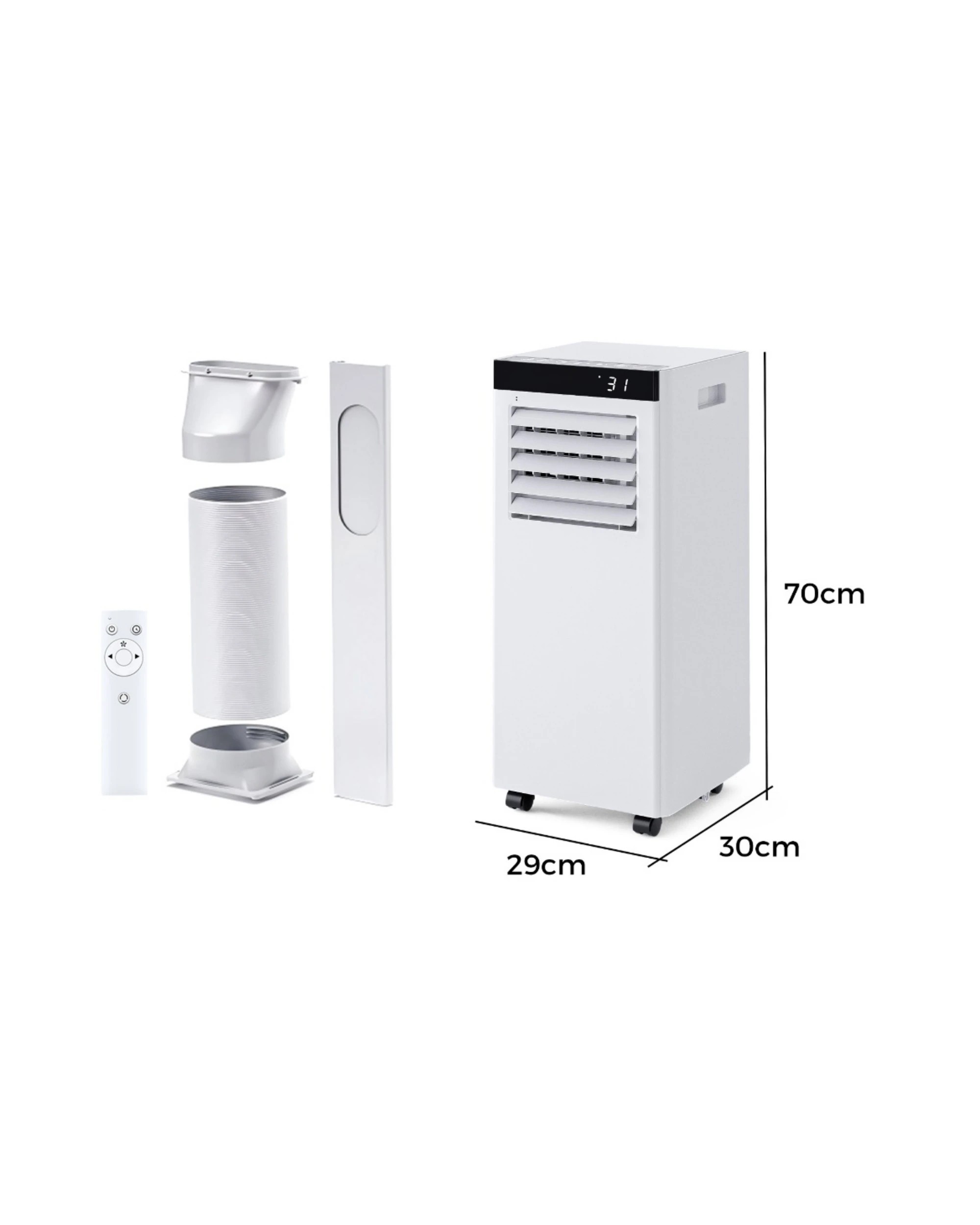 5 Yopower 9000BTU Air Conditioner with Heater 4-in-1 Portable AC Unit - White, 5 of 5