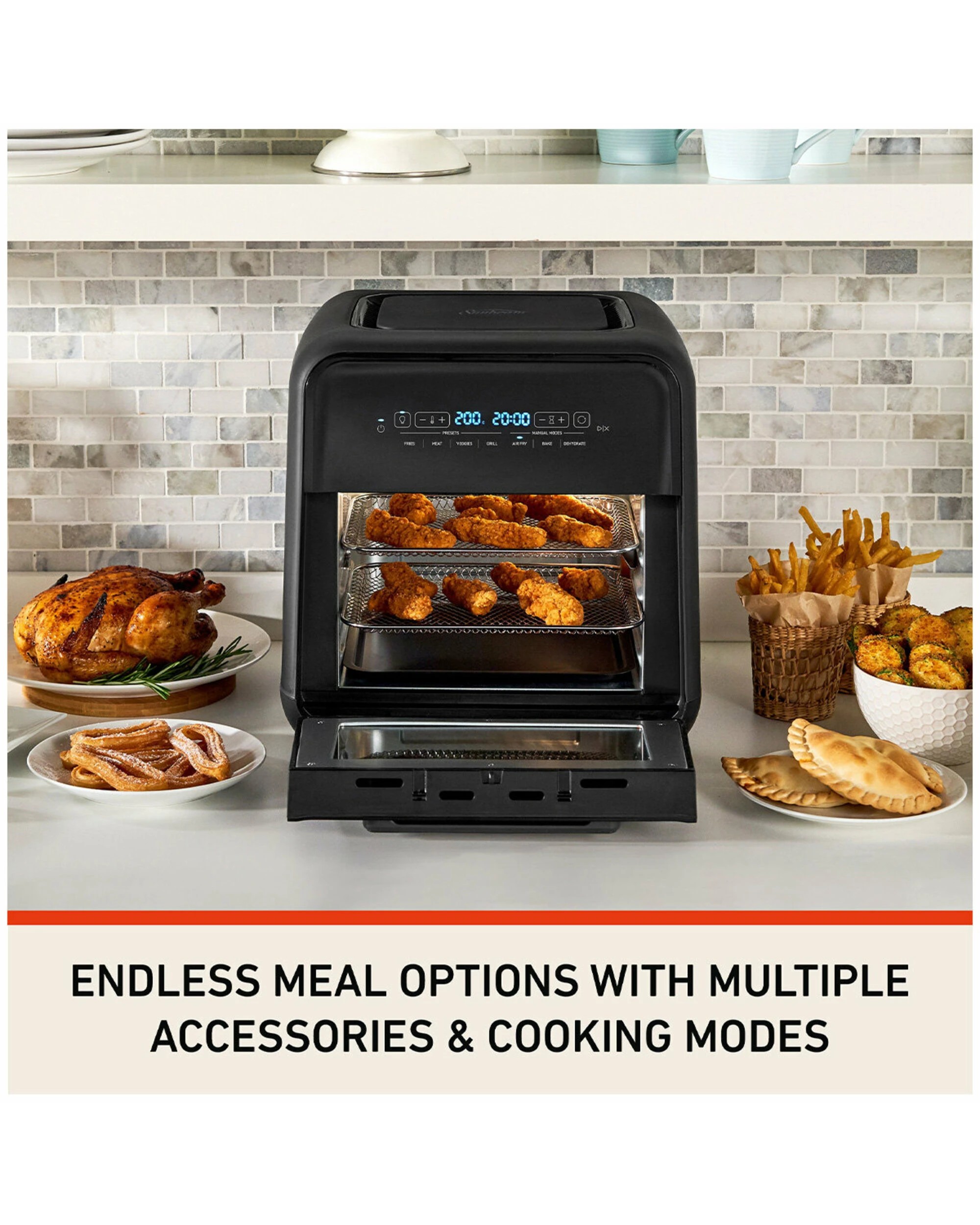 3 Sunbeam All-In-One 11L Air Fryer Oven, 3 of 5