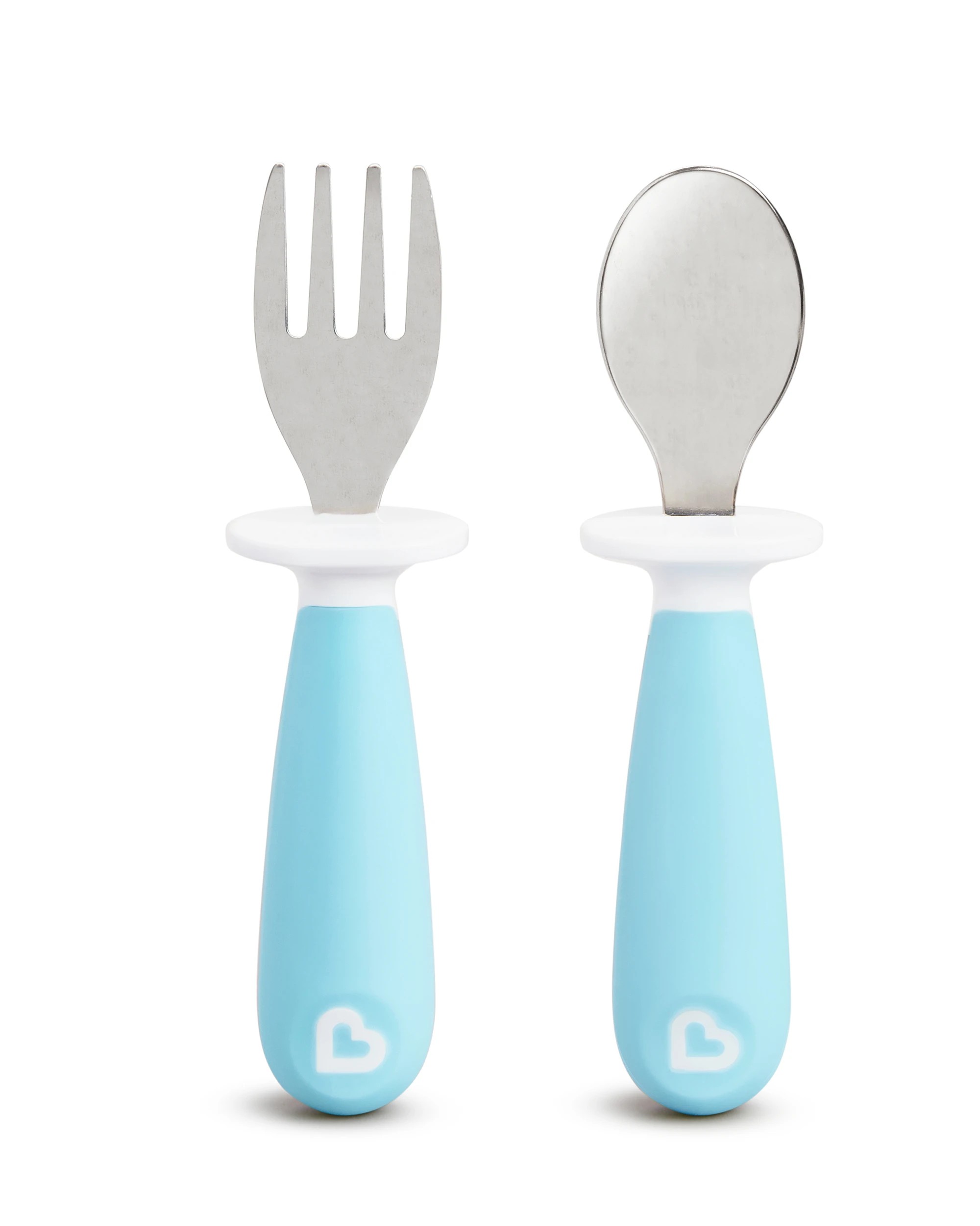 1 Munchkin Raise Toddler Fork and Spoon Set - Blue - Blue, 1 of 6