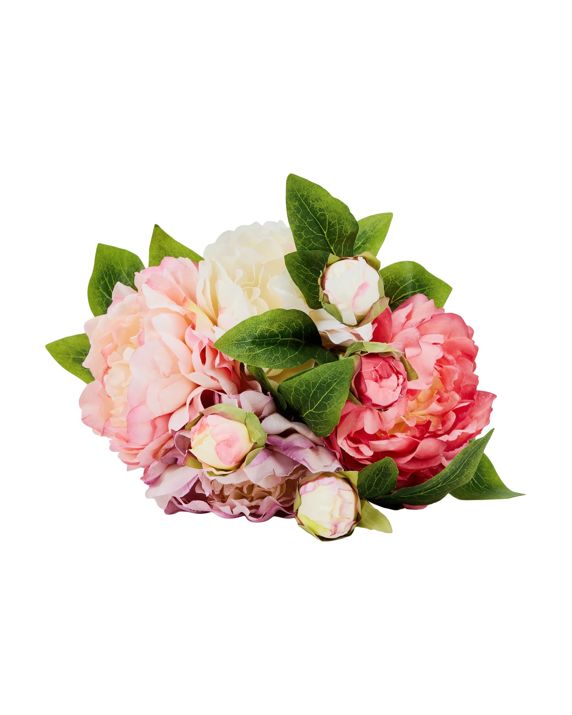 2 Artificial Red and Pink Peony Bunch, 2 of 4