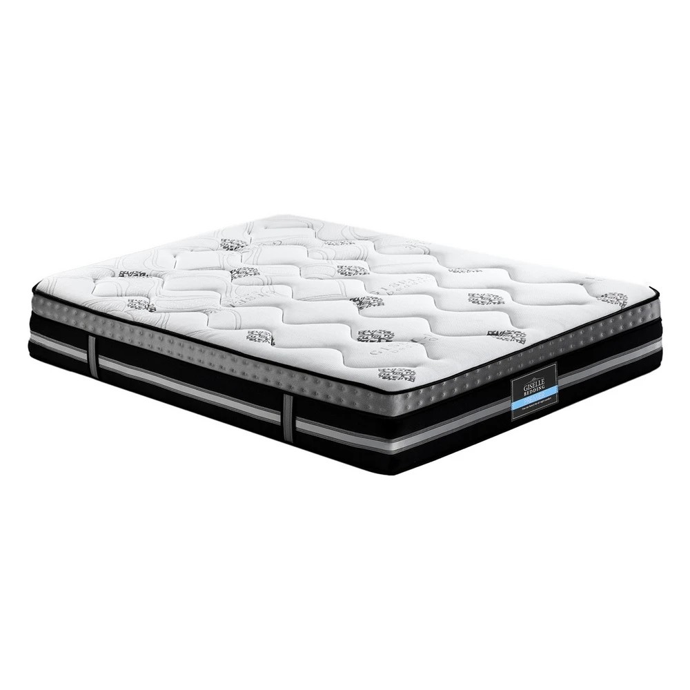 1 Giselle Bedding Double Mattress 35cm Bed in a Box Pocket Spring Gel Memory Foam - Double Bed - Multi, 1 of 10