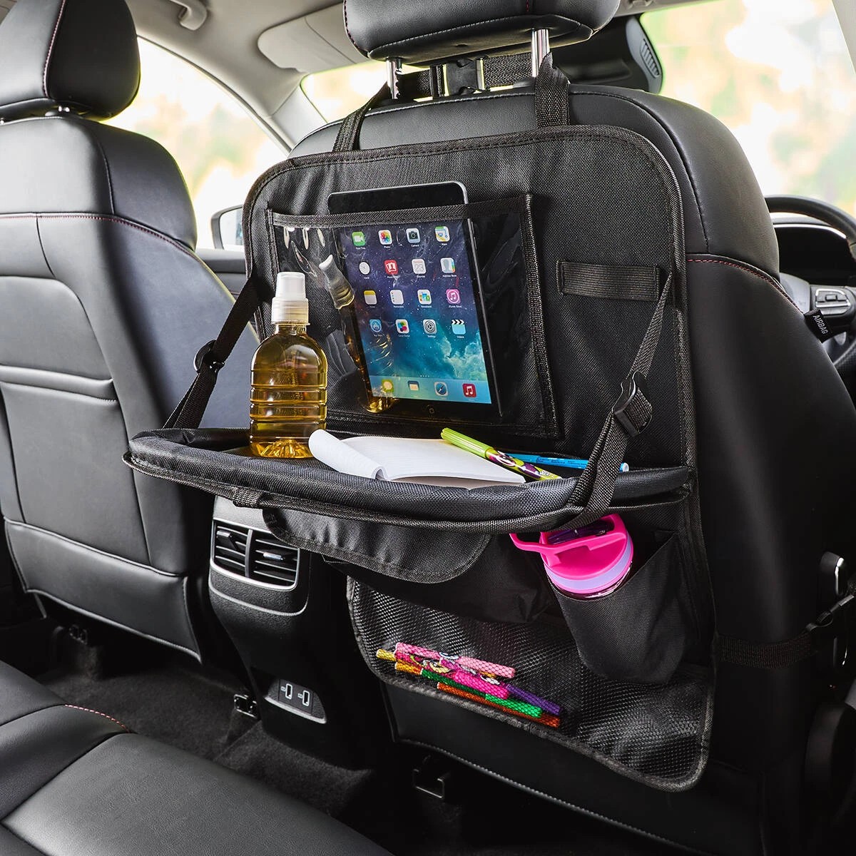1 Back Seat Storage with Table, 1 of 7