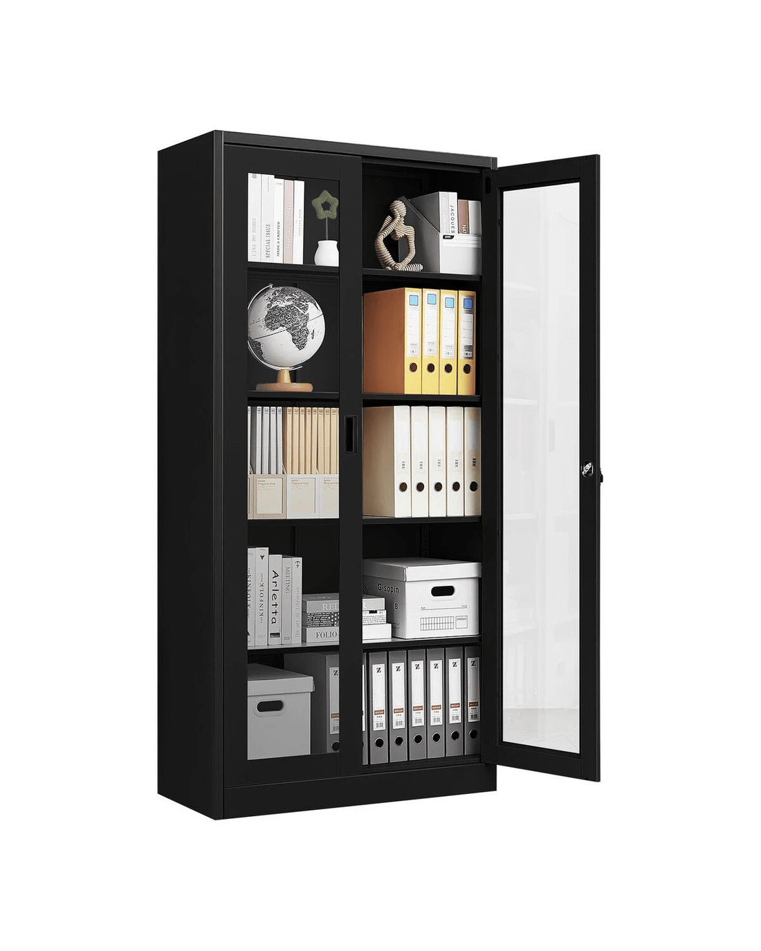 Ausway Steel Office Cabinet Filing Storage Shelf - Kmart