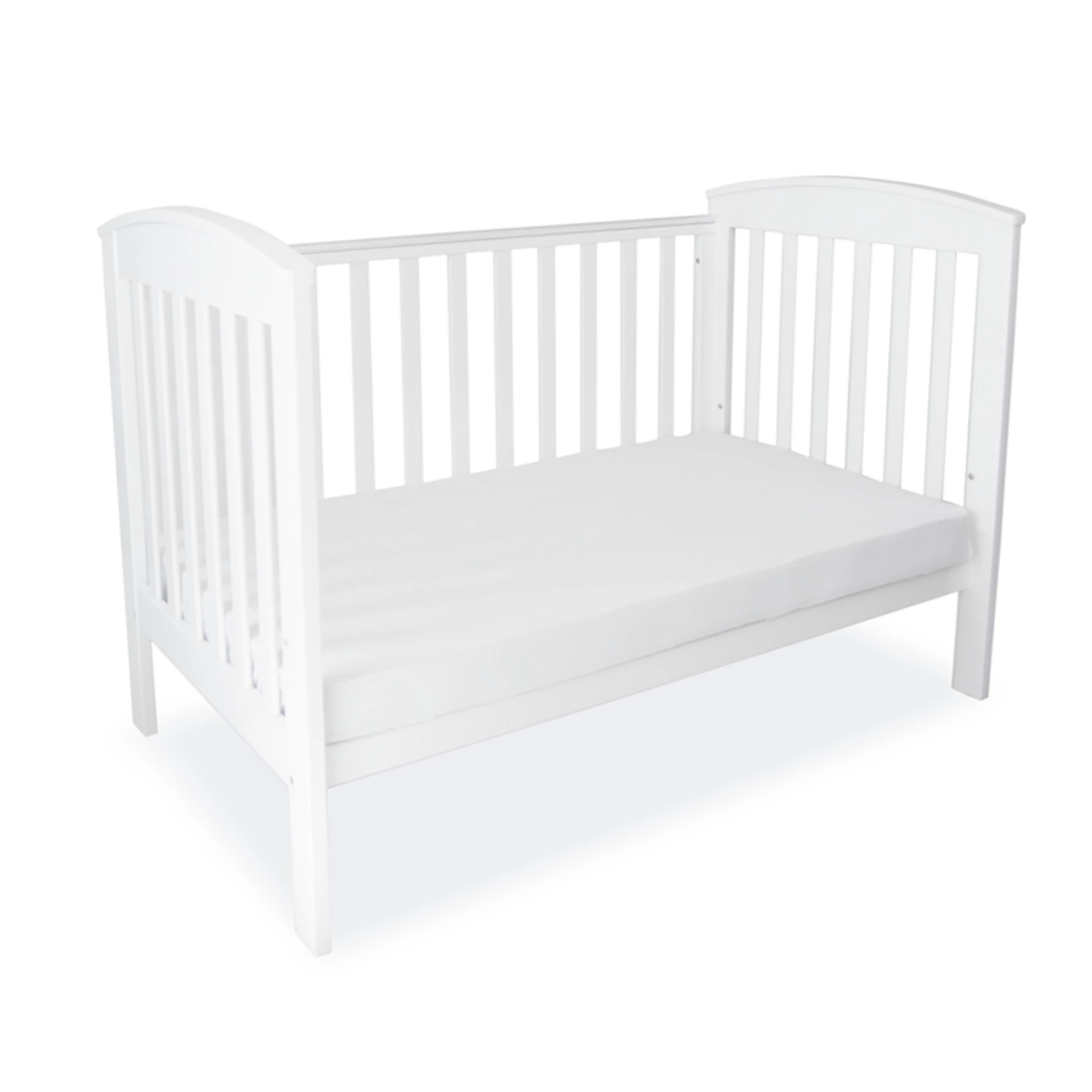 4 Babyhood Classic Curve Cot - White, 4 of 4