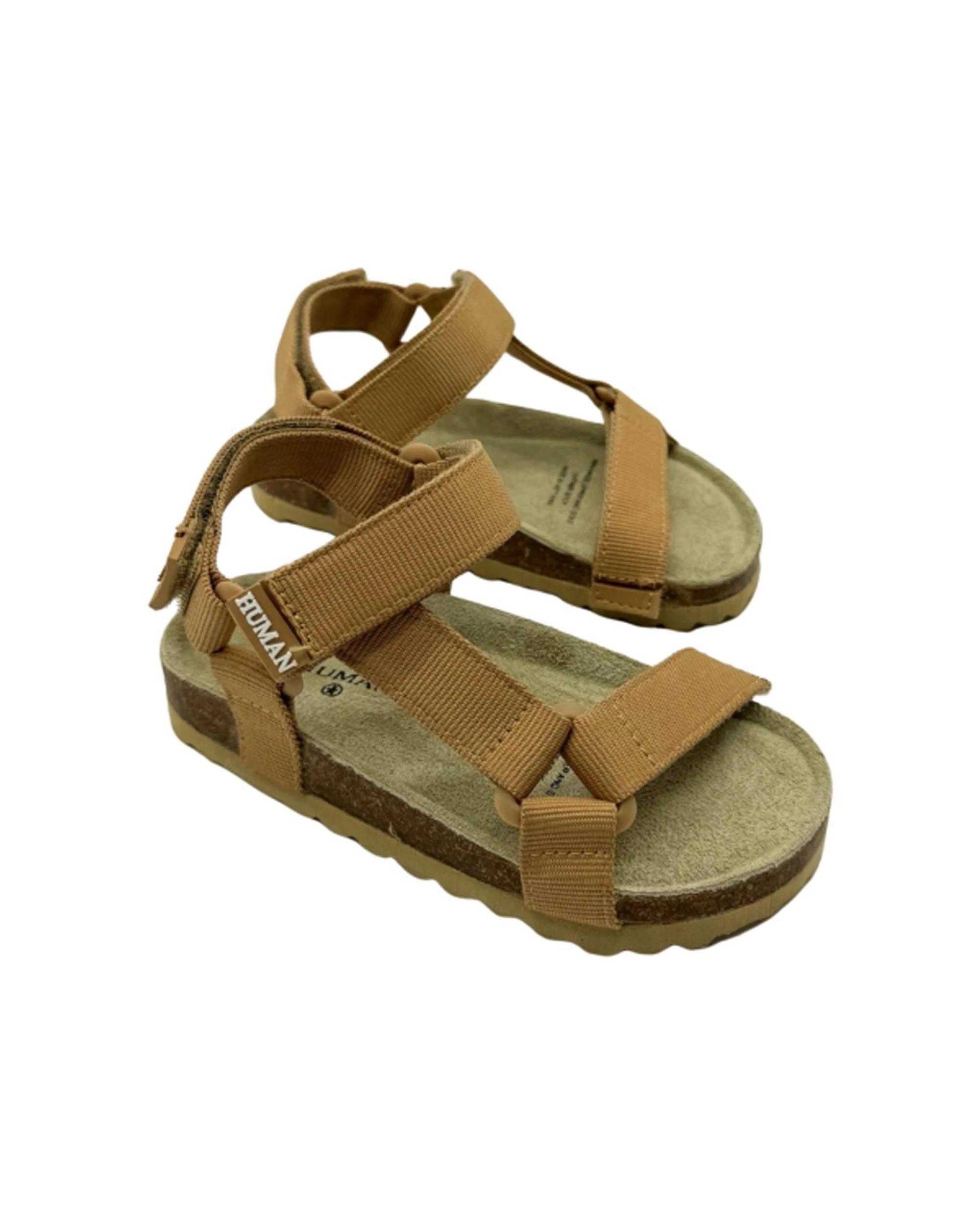 Human Shoes Freddie Kids Ribbed Canvas Upper Adjustable Strap Black - Kmart
