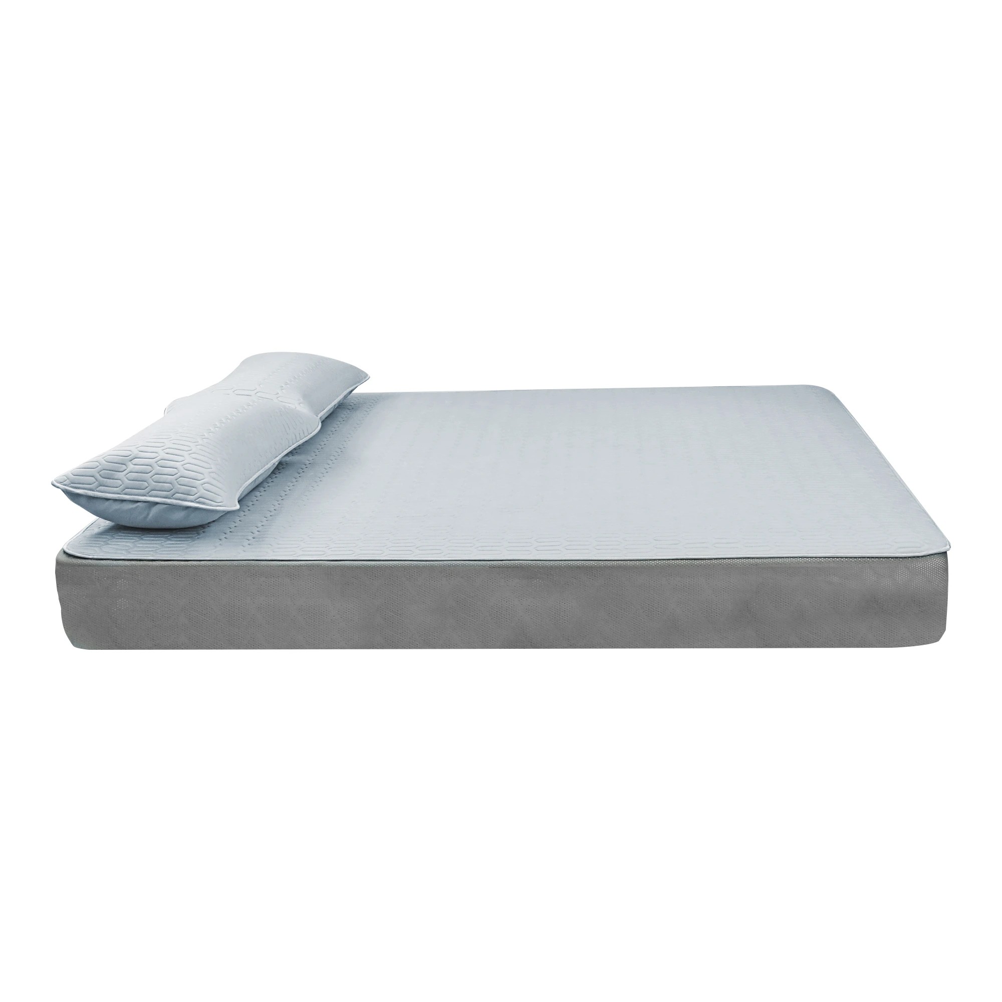 6 Dreamz Grey Cooling Bed Sheet Set - King Bed, 6 of 6