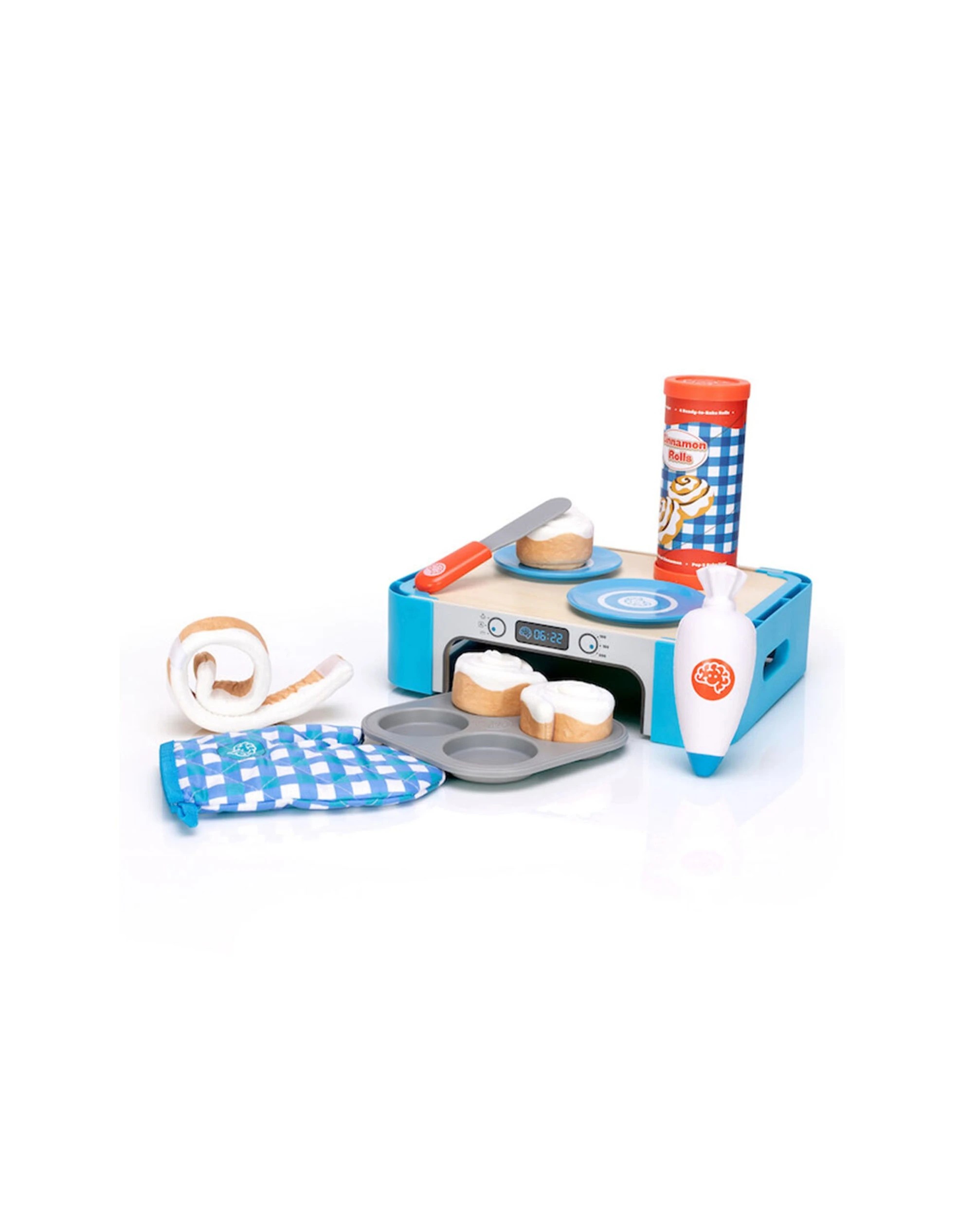 2 Pretendables Cinnamon Roll Pretend Baking Toy Set Kids Childrens - Multi, 2 of 3