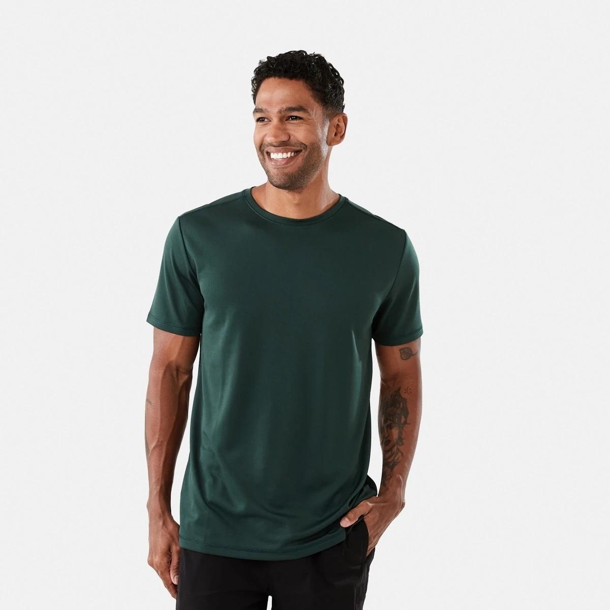1 Active Mesh T-shirt Hunt Green, 1 of 5