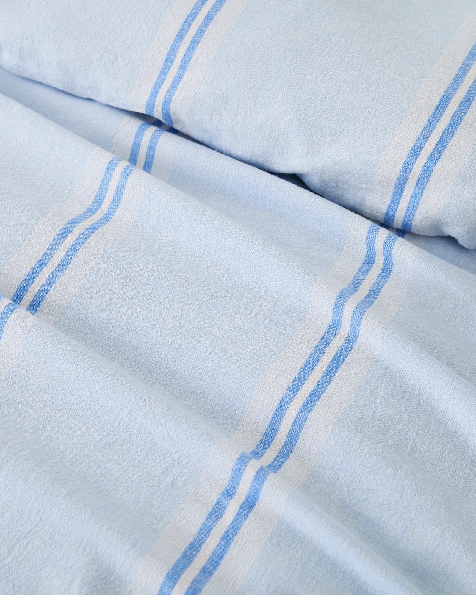 3 Target Rowie Stripe Linen/Cotton Quilt Cover Set - King Bed - Blue, 3 of 3