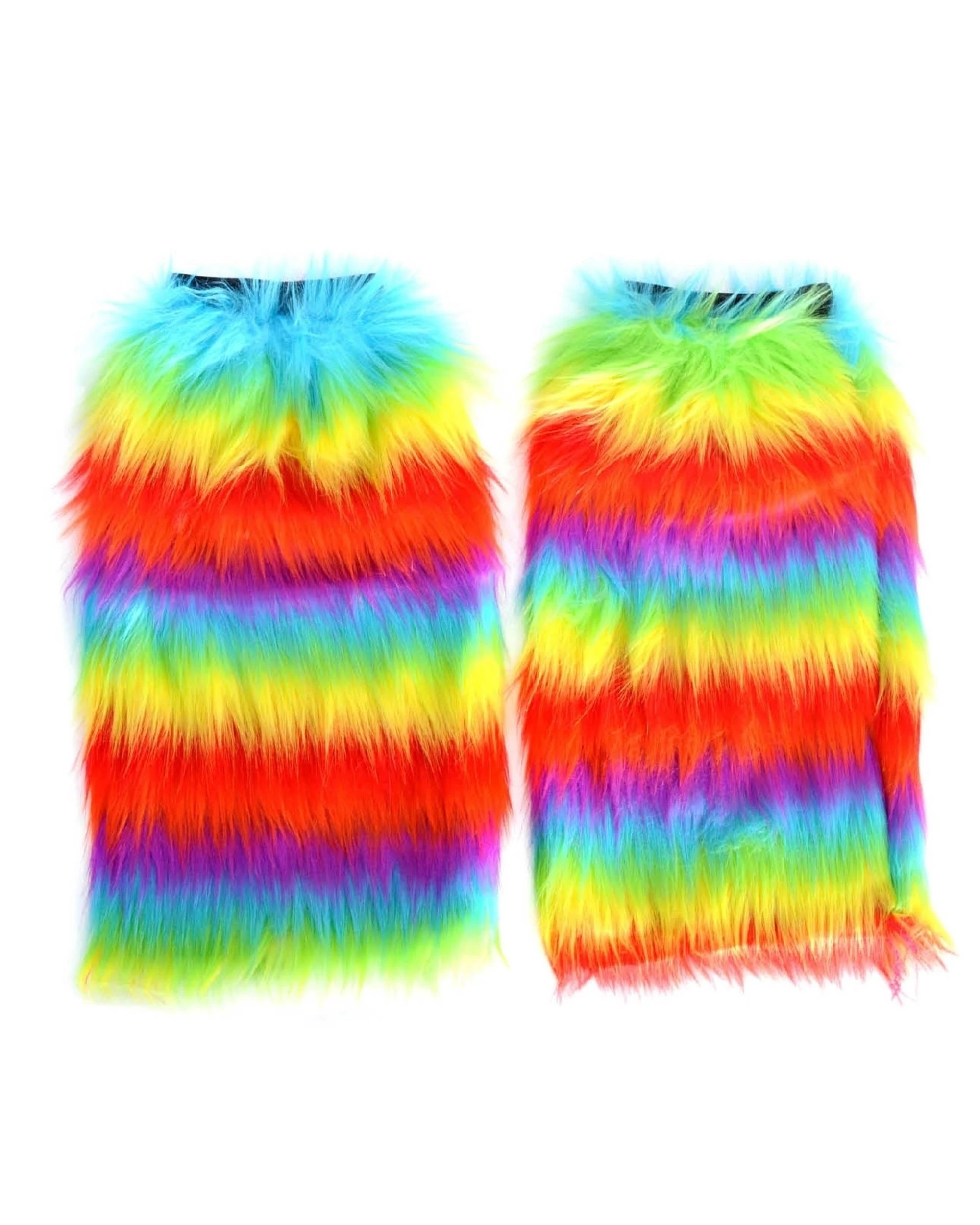 2 BR Costumes Fluffy Leg Warmers for Pride Celebration - One Size, 2 of 2