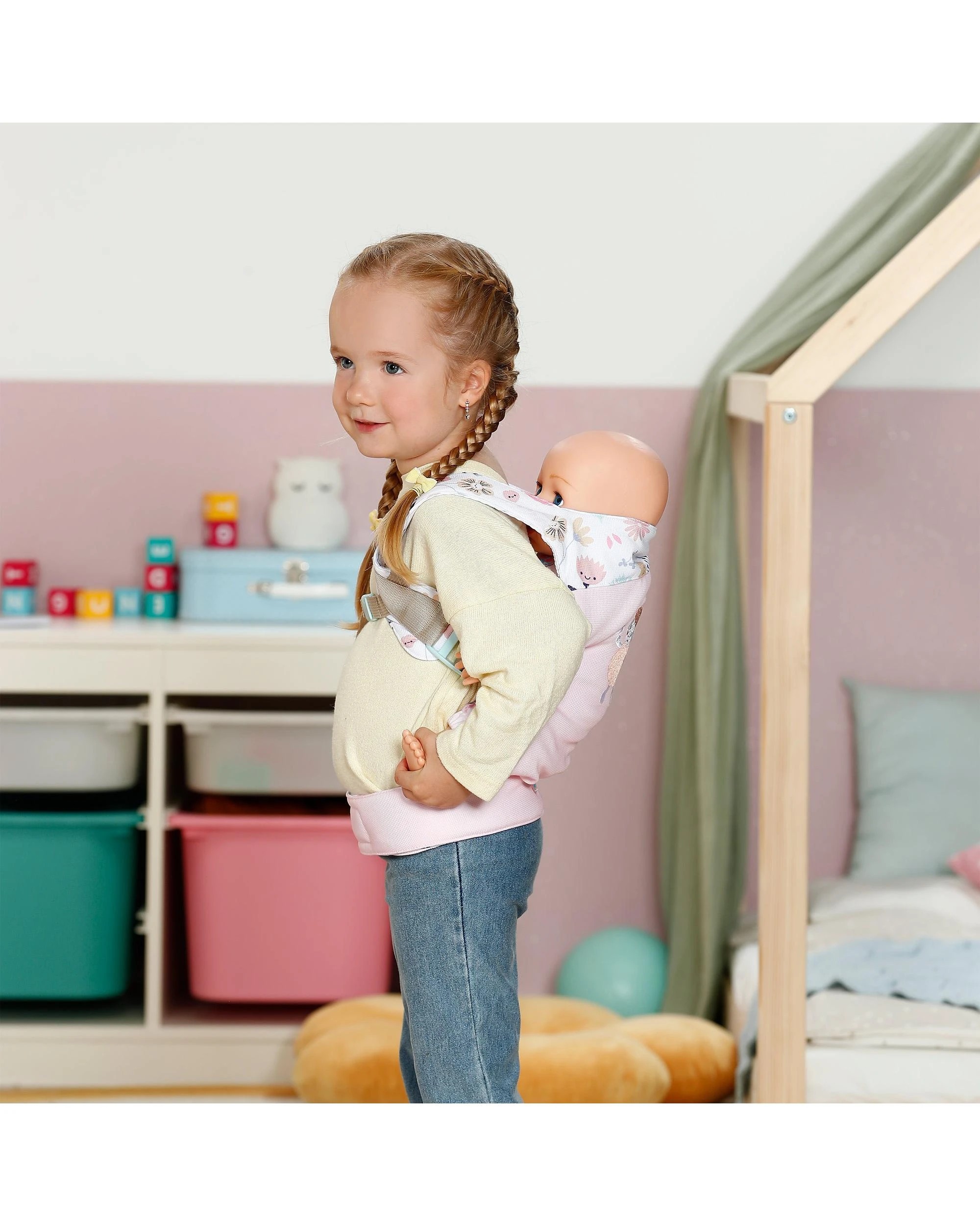 5 Baby Born Baby Carrier - Flower, 5 of 5