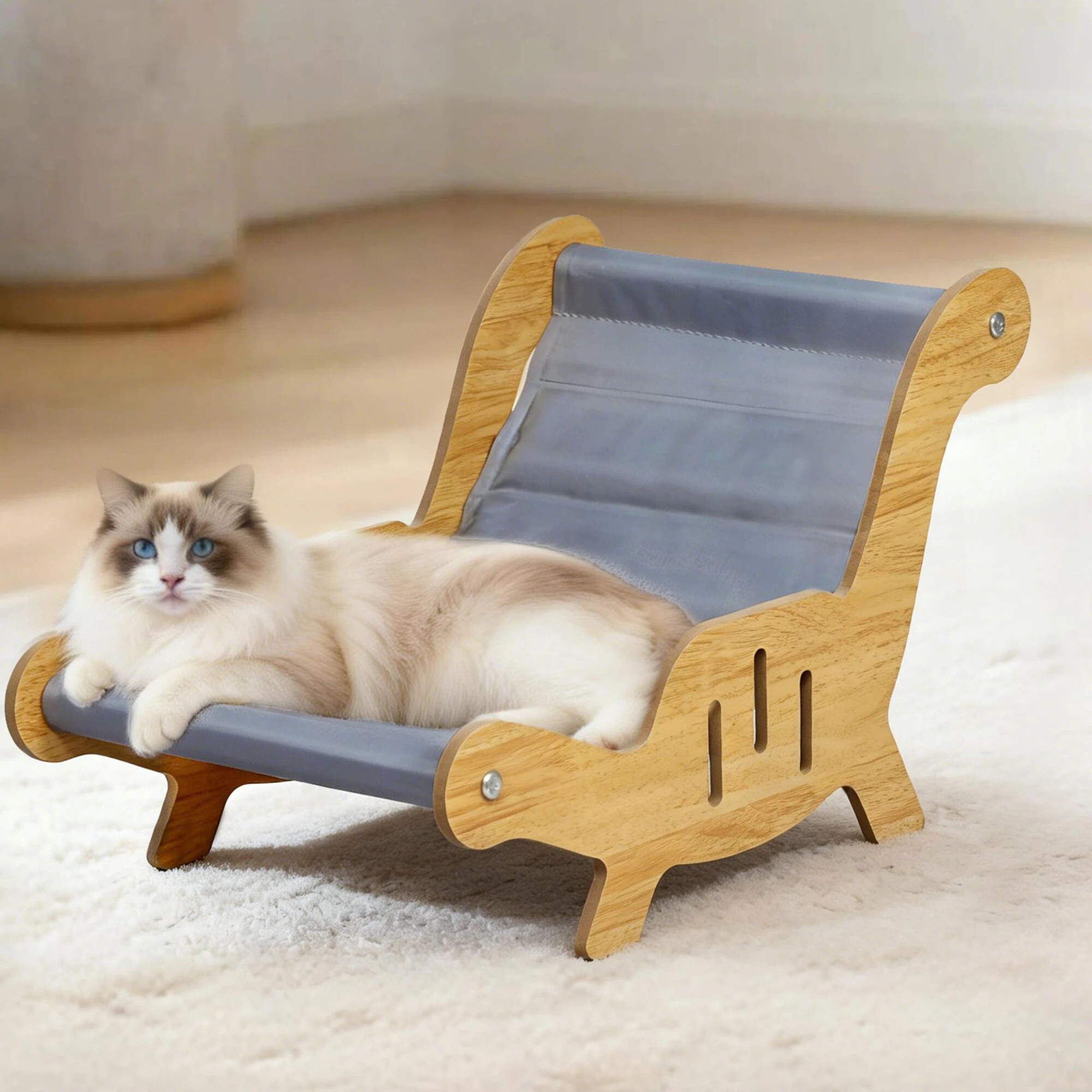 7 Pawz Cool Cat Bed Cooling Pet Hammock Chair, 7 of 9