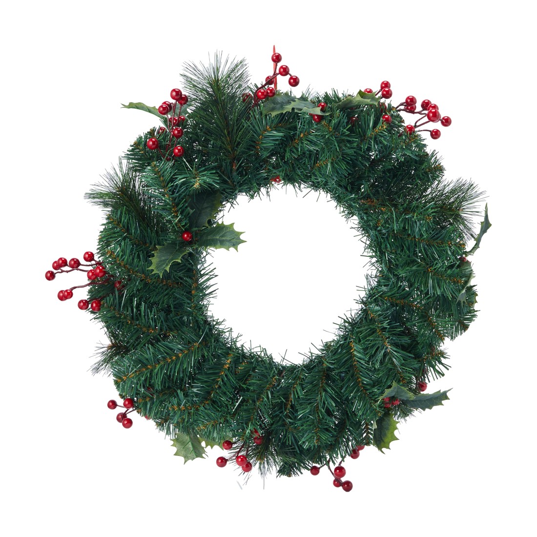 1 Red Berry Wreath, 1 of 4