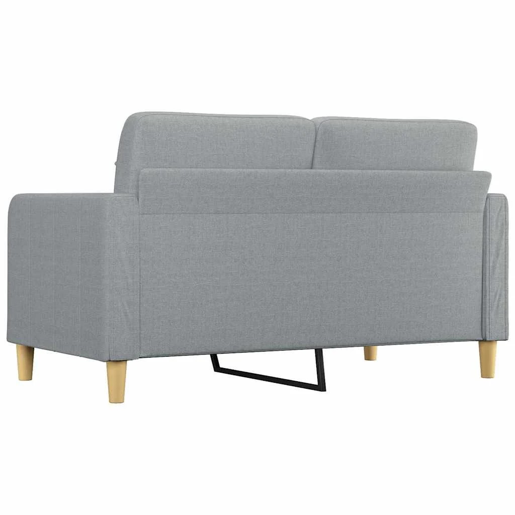 5 Vidaxl 2-seater Sofa Light Fabric - Grey, 5 of 9