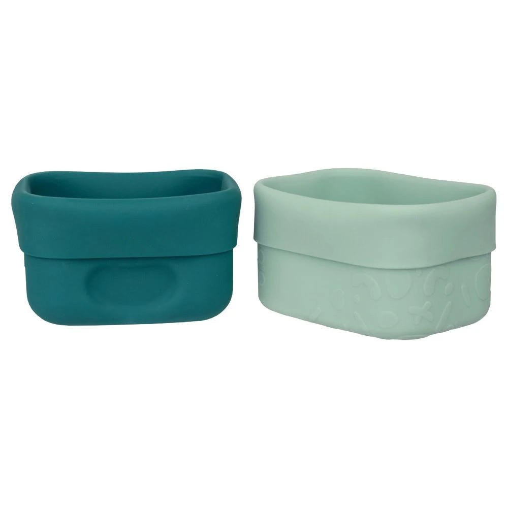 2 B.box Silicone Snack Cups Forest, 2 of 3