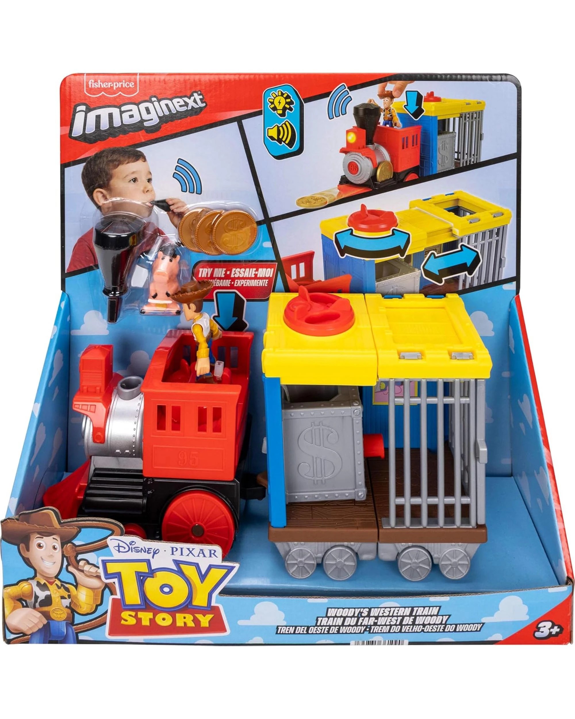 5 Fisher-Price Imaginext Disney Pixar Toy Story Woody's Western Train, 5 of 5