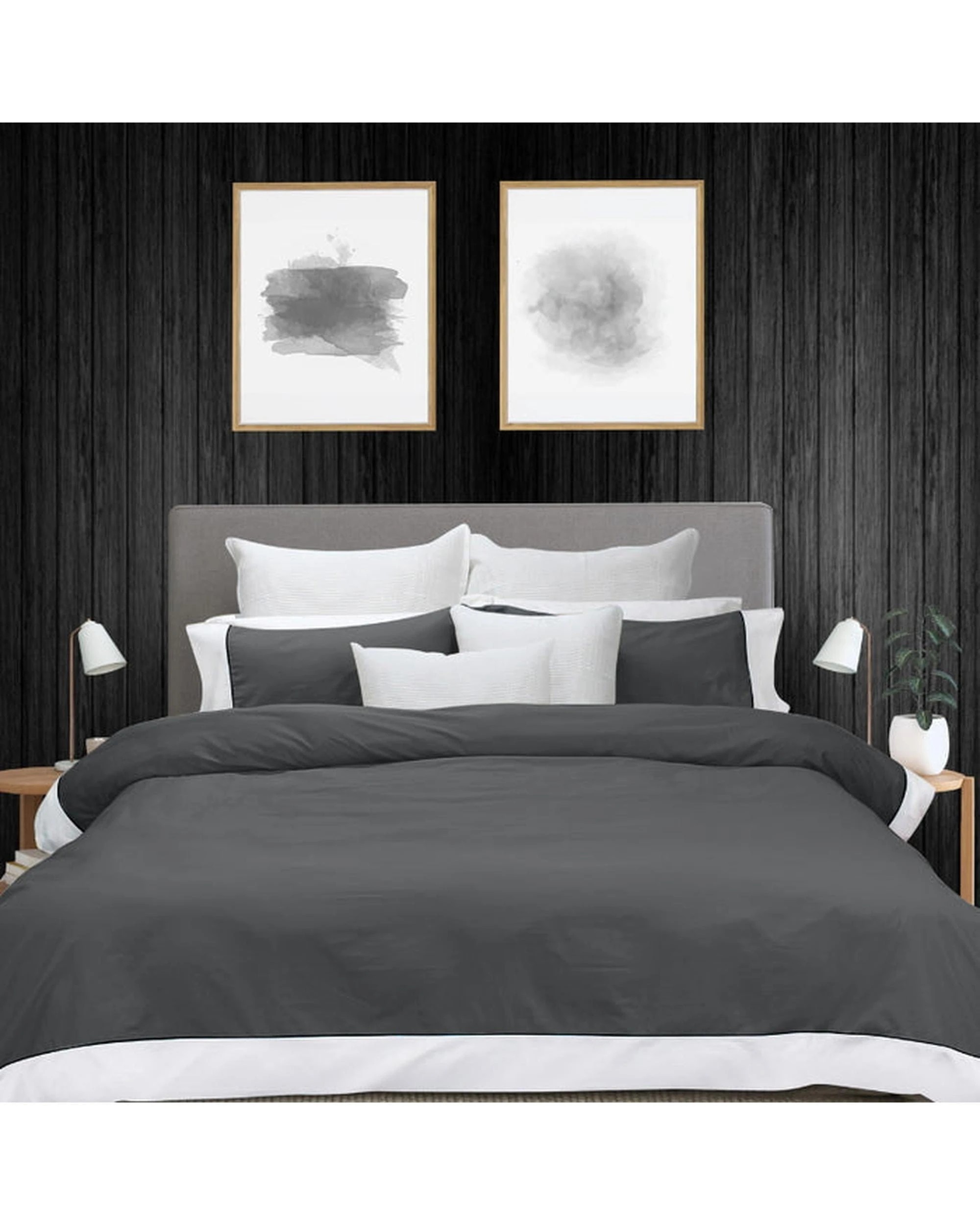 2 Bas Phillips New York Quilt Cover Set - Queen Bed - White, 2 of 4