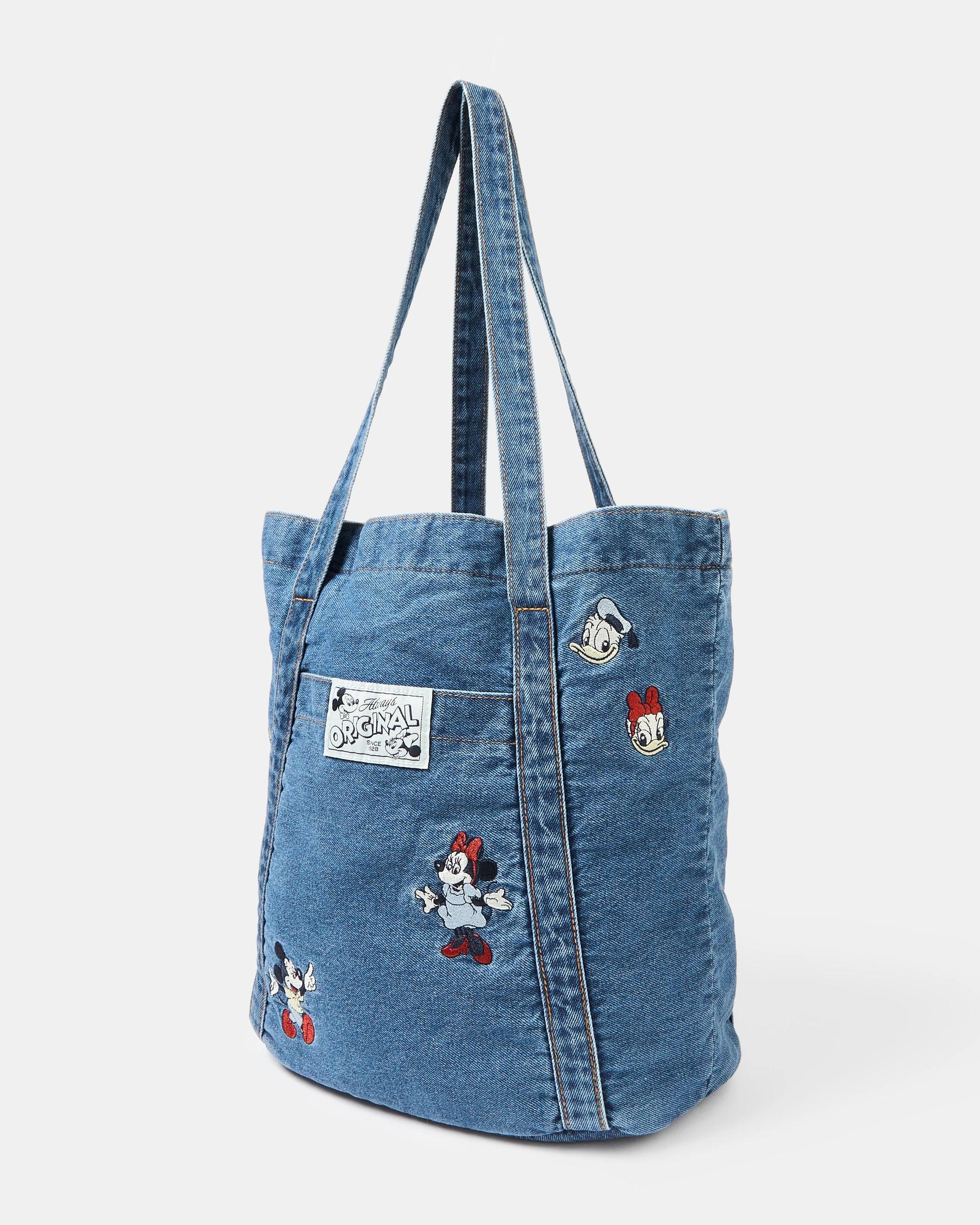 2 Disney License Vintange Icon Tote Bag Mick Denim, 2 of 7