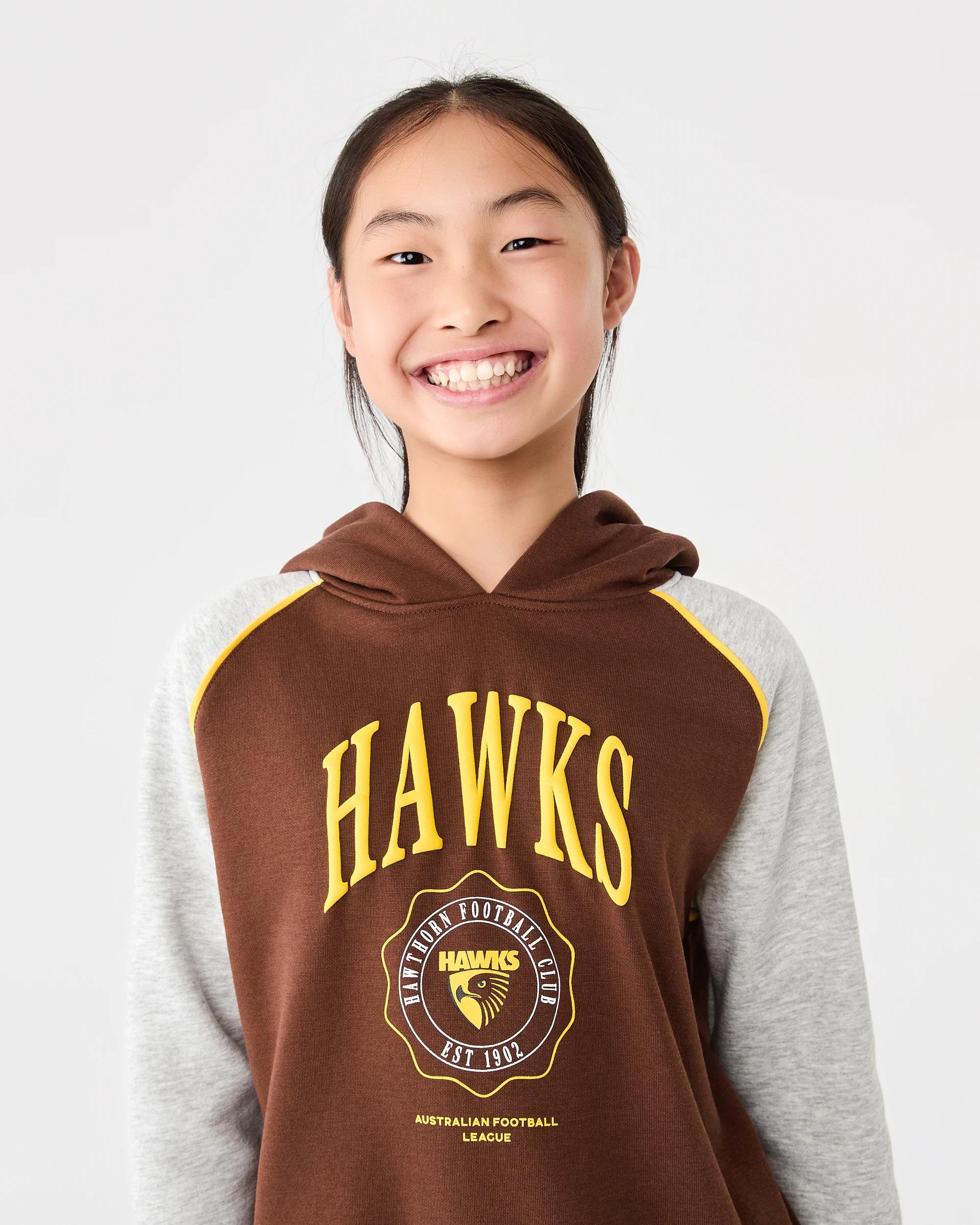 4 Official AFL Kids Hoodie Hawthorn, 4 of 6