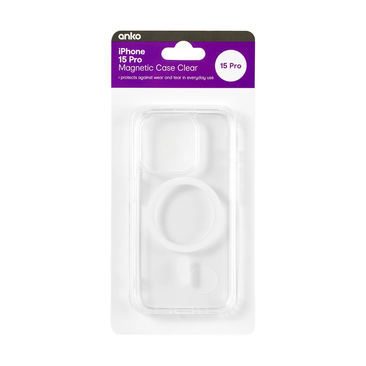 5 iPhone 15 Pro MagSafe Case - Clear, 5 of 5
