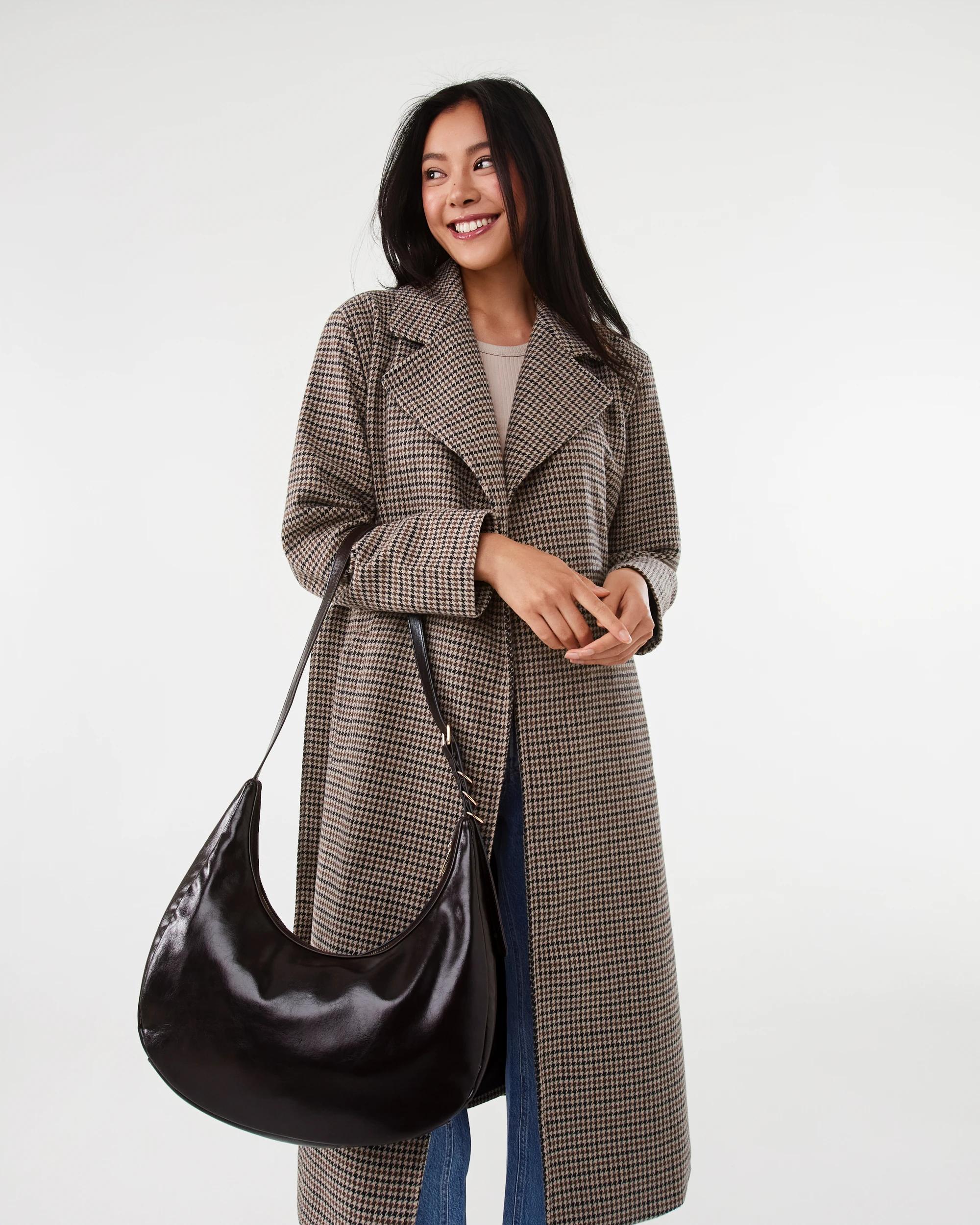 5 Crescent Crossbody Bag Deep Fudge, 5 of 7