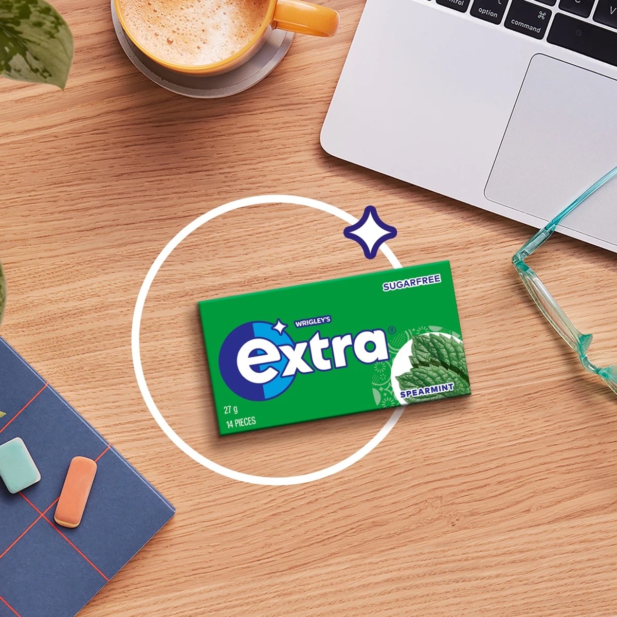 3 14 Piece Wrigley's Extra Spearmint Chewing Gum 27g, 3 of 5