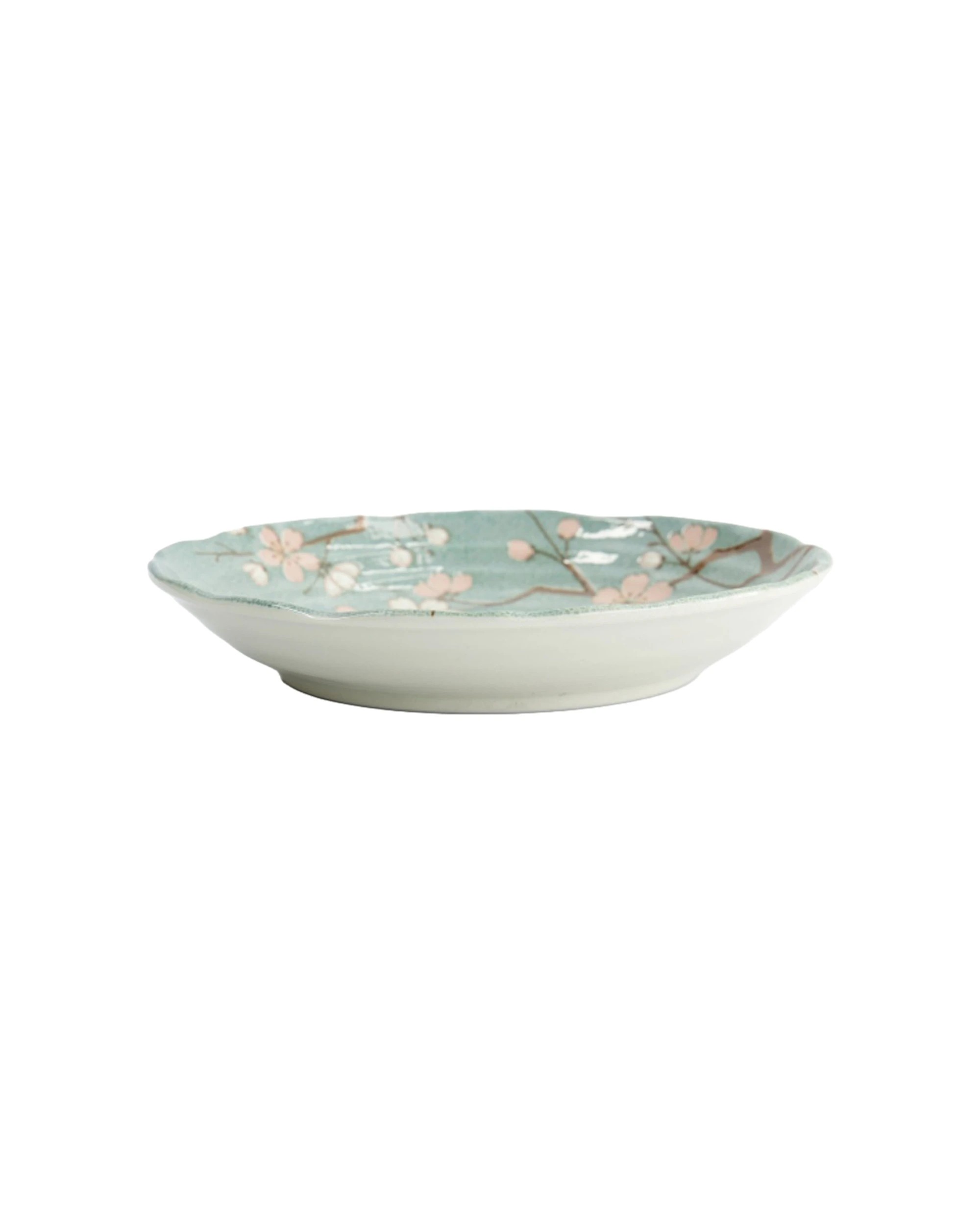 2 Tokyo Design Studio Fujisakura Plate Elegant Design 22x4cm - Green, 2 of 5