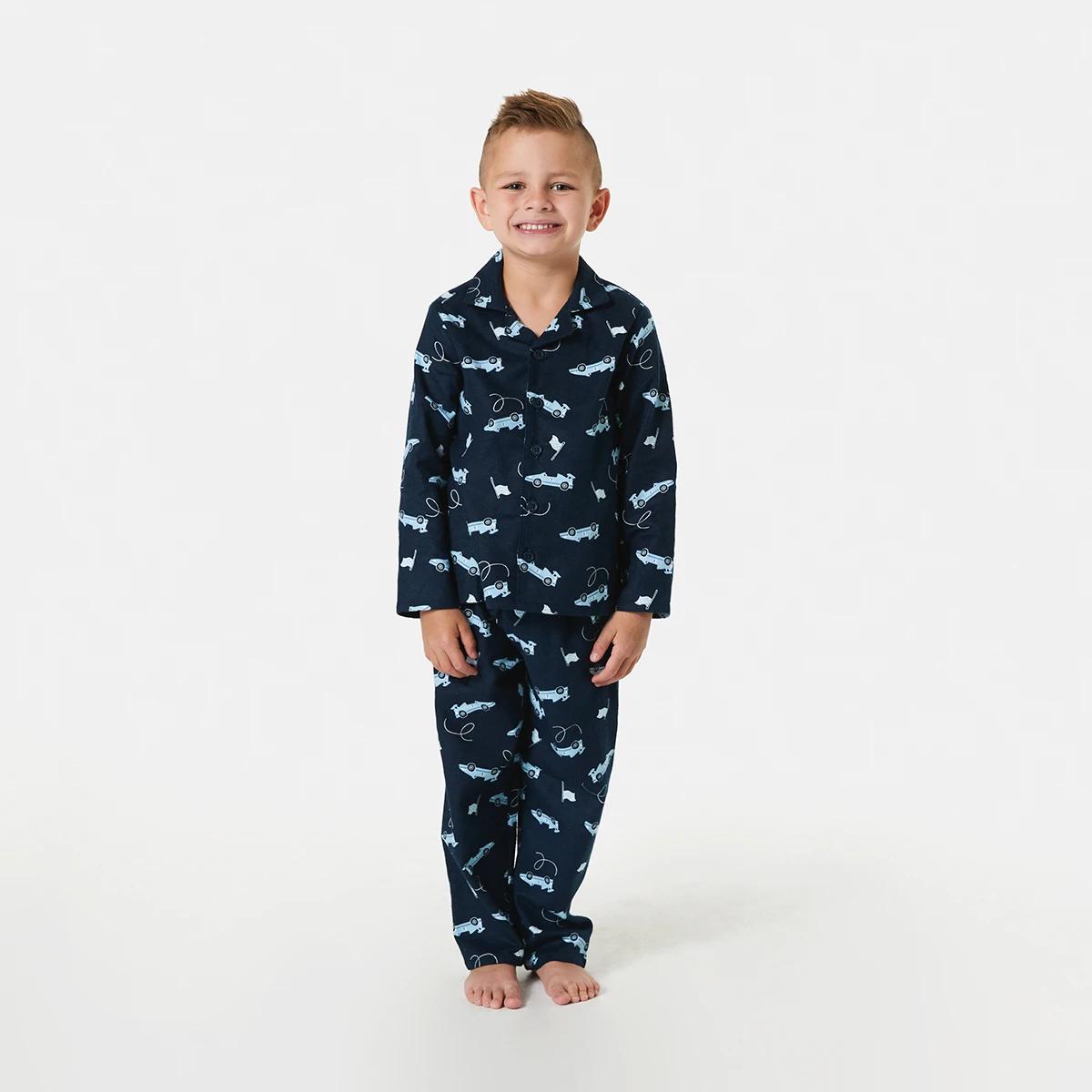 1 Flannel Pyjama Set Cars, 1 of 8