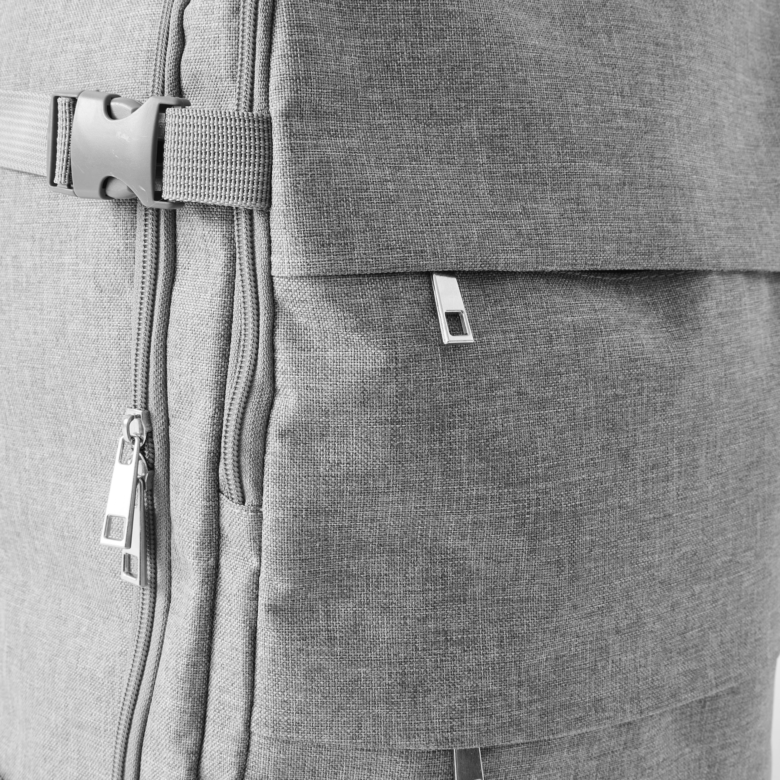 9 Expandable Travel Backpack - Grey Marle, 9 of 10